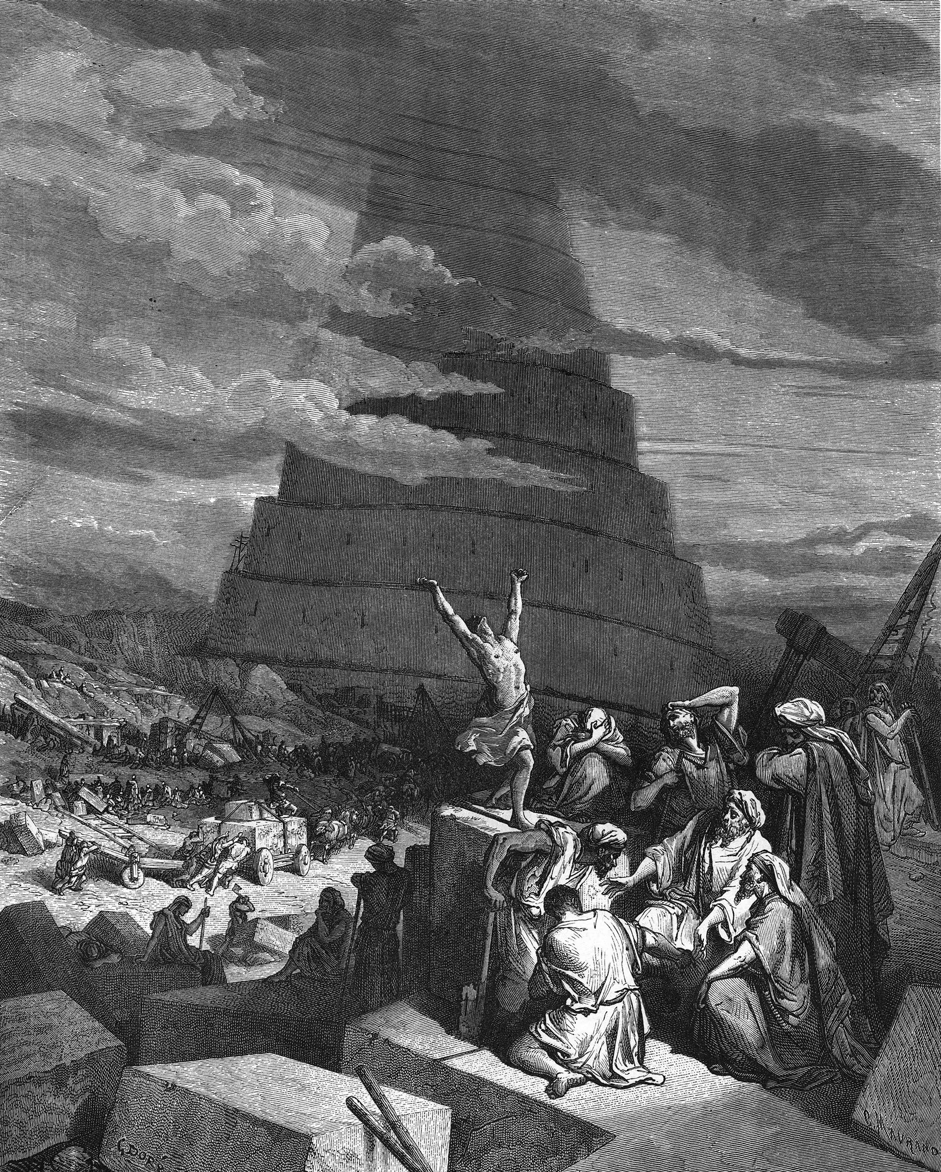 El Génesis sitúa la Torre de Babel en la región de Sinar, en el sur del actual Irak, y vincula su historia con la confusión de lenguas
