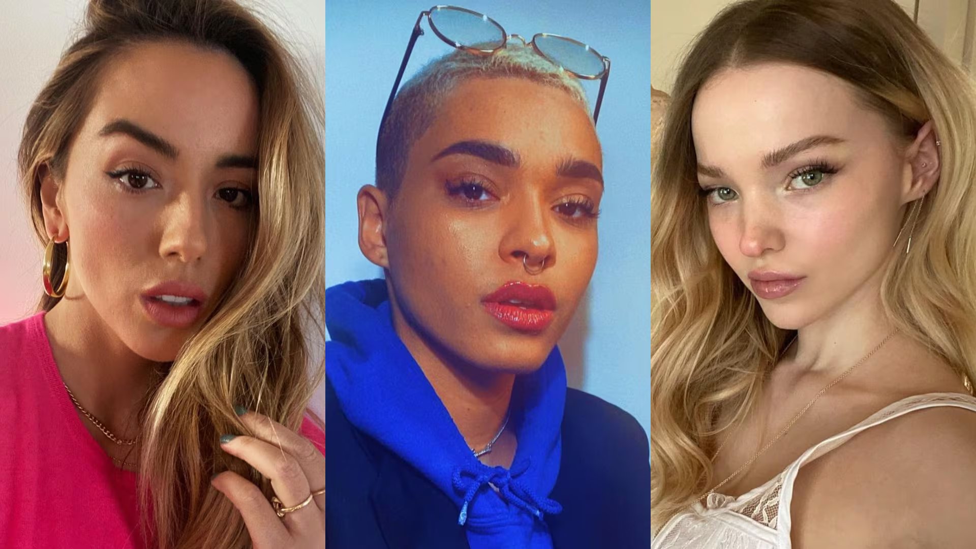Chloe Bennet, Dove Cameron y Yana Perrault fueron las actrices elegidas para protagonizar el live action de Las Chicas Superpoderosas que terminó por cancelarse 
(Foto: Instagram@chloebennet/@dovecameron/@yanaperrault)