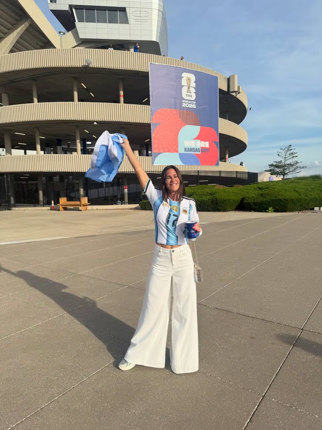 Carolina Baldini expresó su emoción por el gran momento familiar que vive en el Mundial 2026 (Instagram)