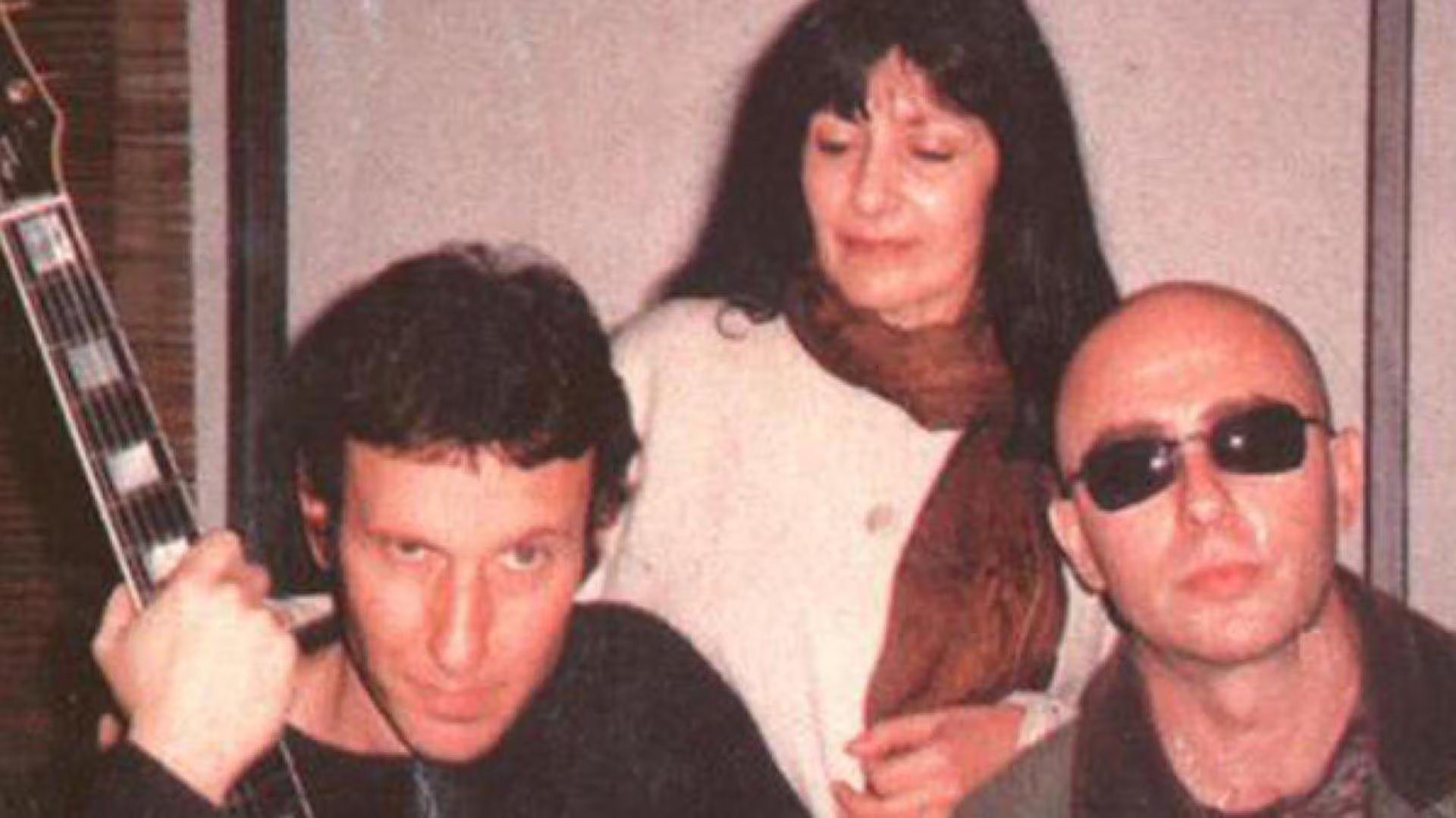 El Indio Solari junto a Skay Beilinson y “la Negra” Poli