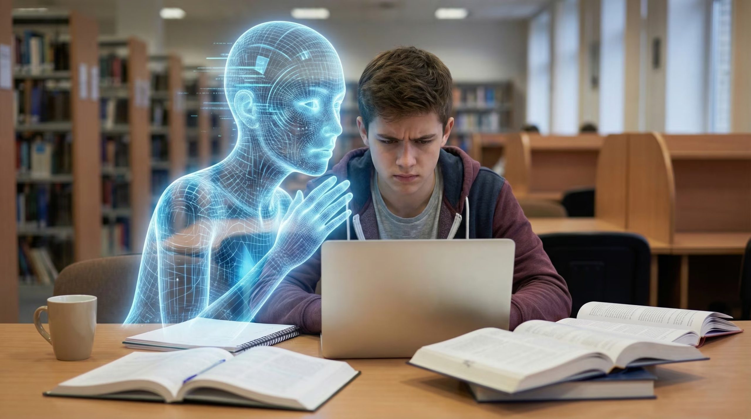 Los estudiantes cada vez tienen más herramientas de IA para engañar a sus profesores (Imagen Ilustrativa Infobae)