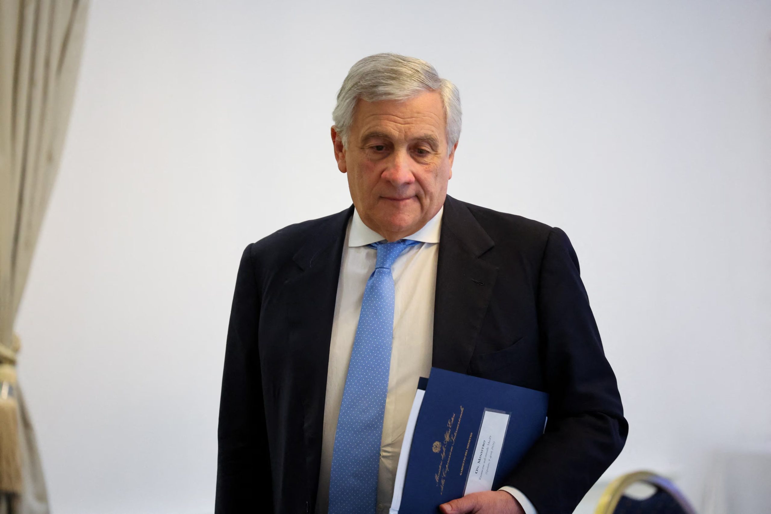 El ministro de Asuntos Exteriores italiano, Antonio Tajani (REUTERS/Antonio Bronic)