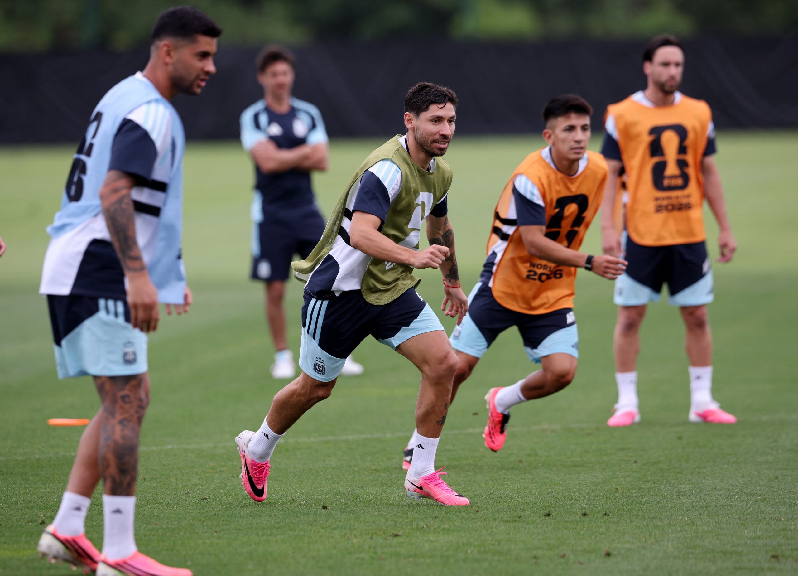 Nahuel Molina por Gonzalo Montiel sería el único cambio de Scaloni en el once titular de Argentina (IMAGN IMAGES via Reuters/William Purnell)