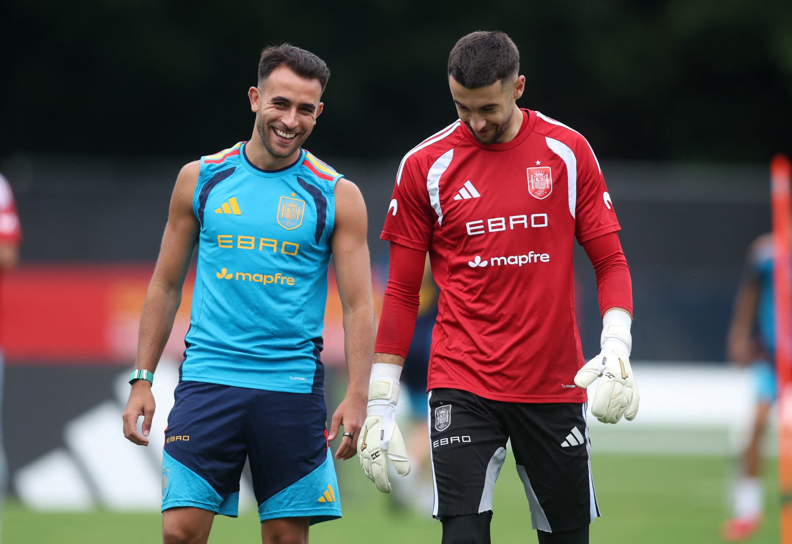 Eric García durante un entrenamiento de la selección española. (Reuters/Brett Davis)