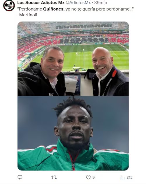 memes del gol de Julian Quiñones
