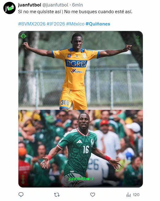 memes del gol de Julian Quiñones