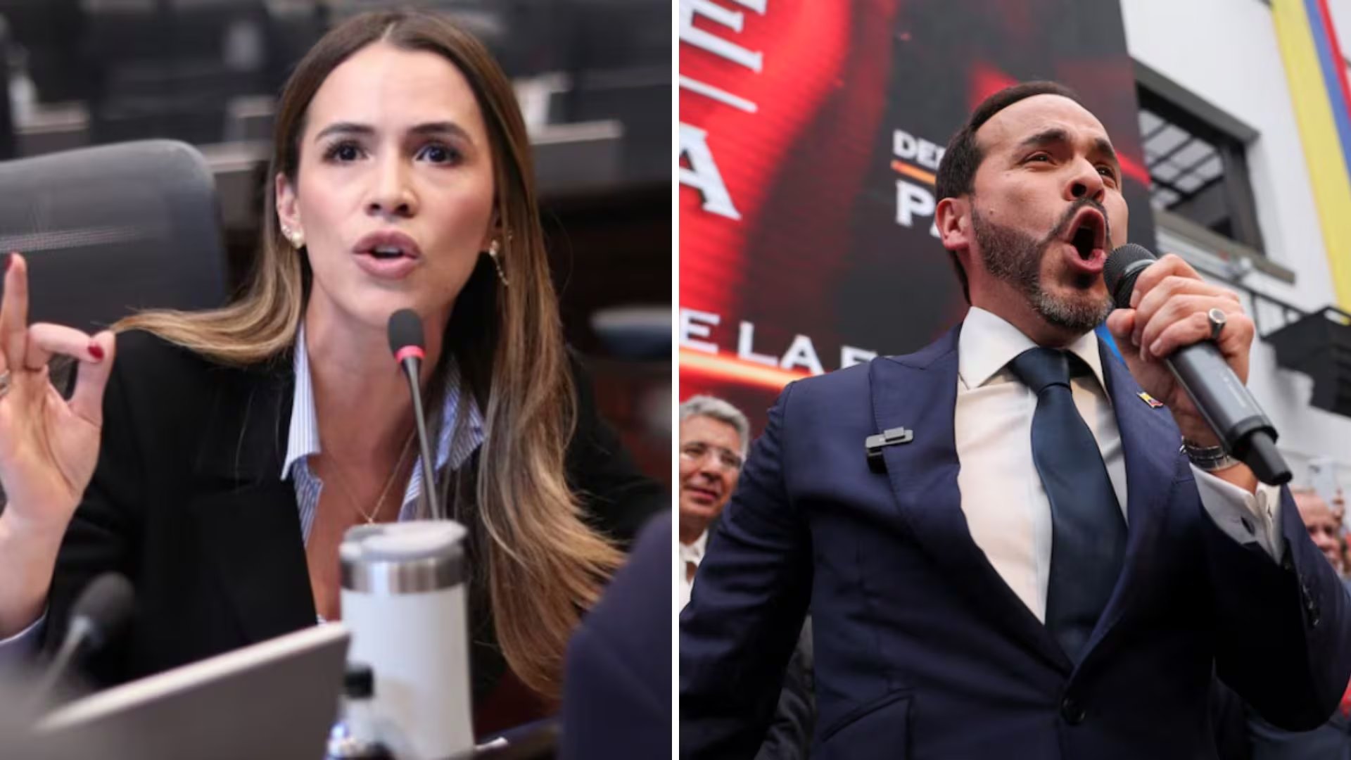 Mafe Carrascal cuestionó vínculos de la campaña de Abelardo de la Espriella con casos controversiales - crédito Mafe Carrascal/Facebook - Luisa Gonzalez/Reuters