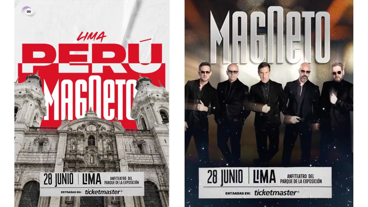 El concierto de Magneto en Lima se realizará en el Anfiteatro del Parque de la Exposición y marcará el cierre de una etapa para la banda mexicana.