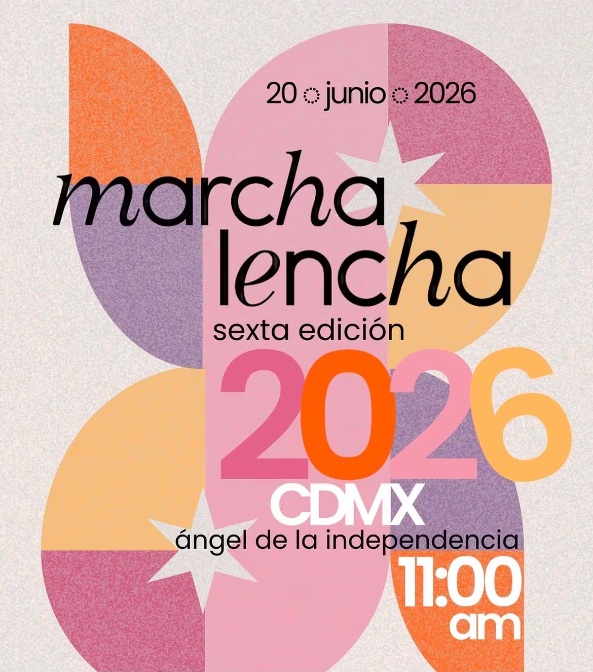 La convocatoria de la Marcha Lencha 2026 se realiza bajo el lema “Somos comunidad, resistencia y goce. Y este 2026 seguimos siendo imparables”. - (Instagram)