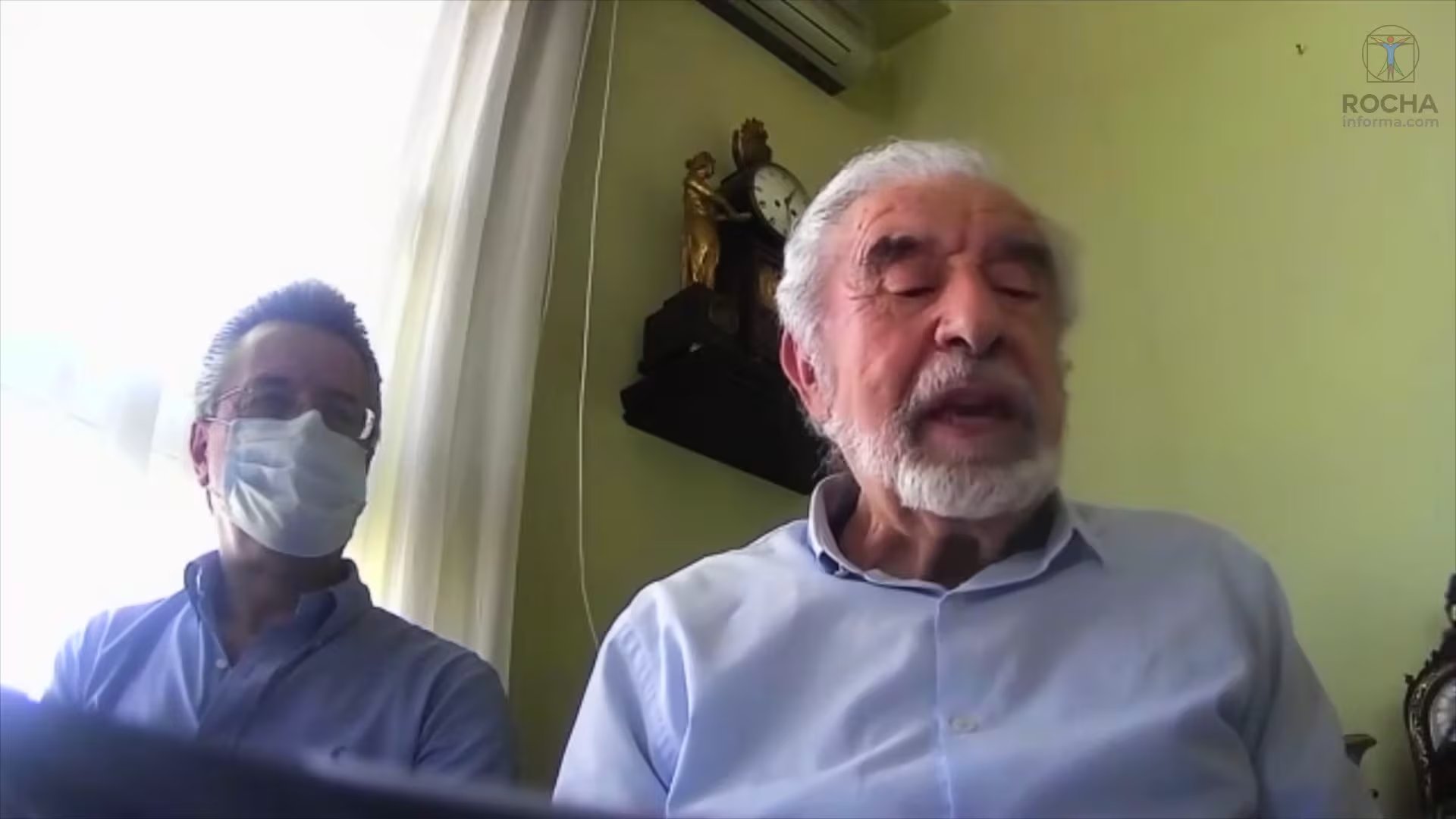 Rafael del Castillo, exdirigente de la FMF, participa en una de sus últimas entrevistas para el programa de Ricardo Rocha. (YouTube: Rocha Informa)