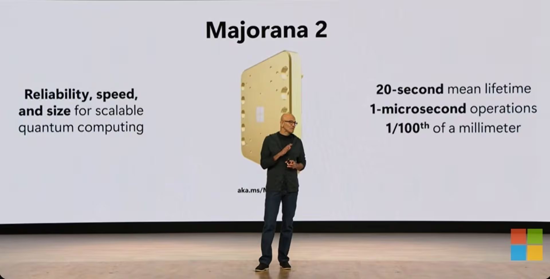 Presentación oficial de Majorana 2. (Microsoft)