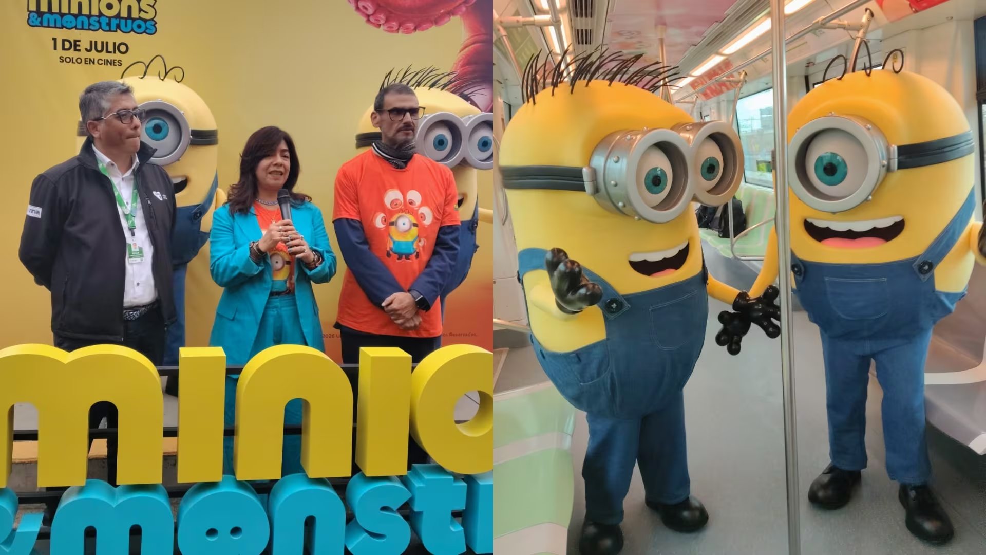 El lunes 29 de junio, los fans podrán acceder a la función especial del Minion Day y ser los primeros en ver la película en Lima.