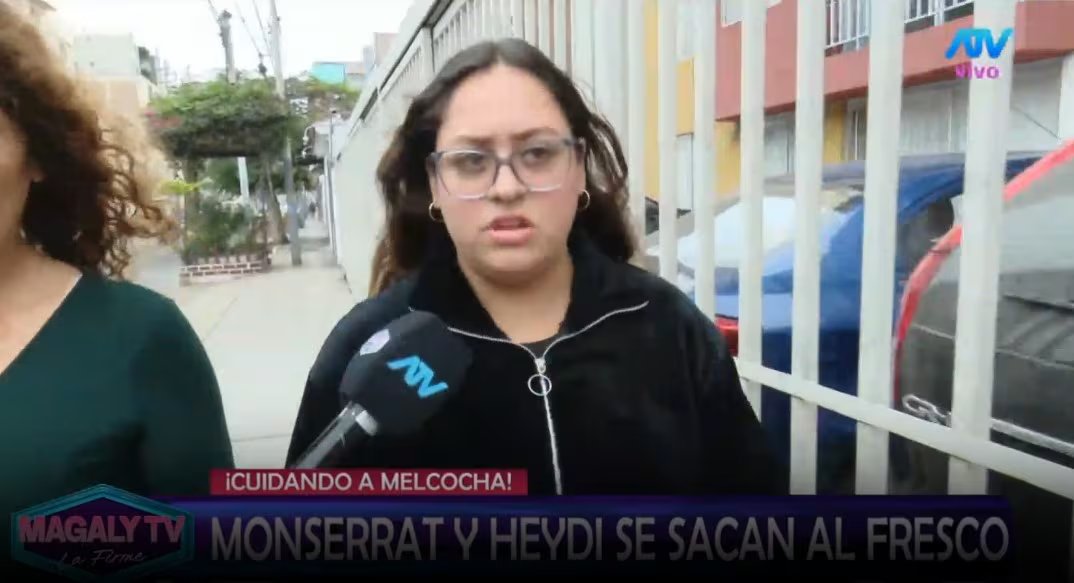 Heydi Amado defiende el estado de salud de Melcochita y lanza fuerte comentario contra Monserrat. Captura: Magaly TV La Firme.