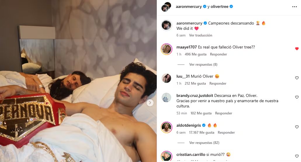 Relación con Aaron Mercury: momentos virales en México
(RS)