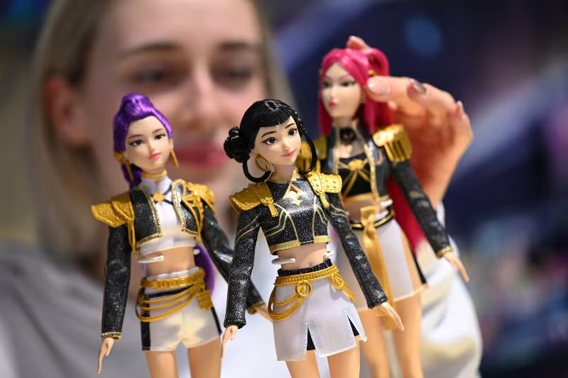 Las Guerreras K-pop se convirtió en un fenómenos global, acumuló más de 600 millones de visualizaciones. REUTERS/Angelika Warmuth