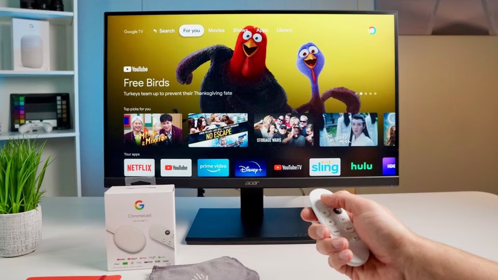 El Chromecast es un dispositivo de transmisión multimedia desarrollado por Google que se conecta al puerto HDMI de tu televisor.
(YouTube/Chrome Unboxed)