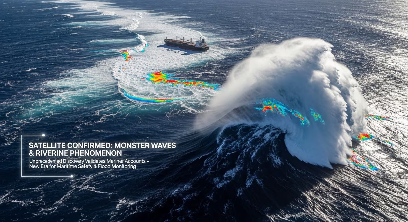 La tecnología KaRIn permitió mapear la superficie marina en dos dimensiones, mejorando la precisión frente a métodos tradicionales (Imagen Ilustrativa Infobae)