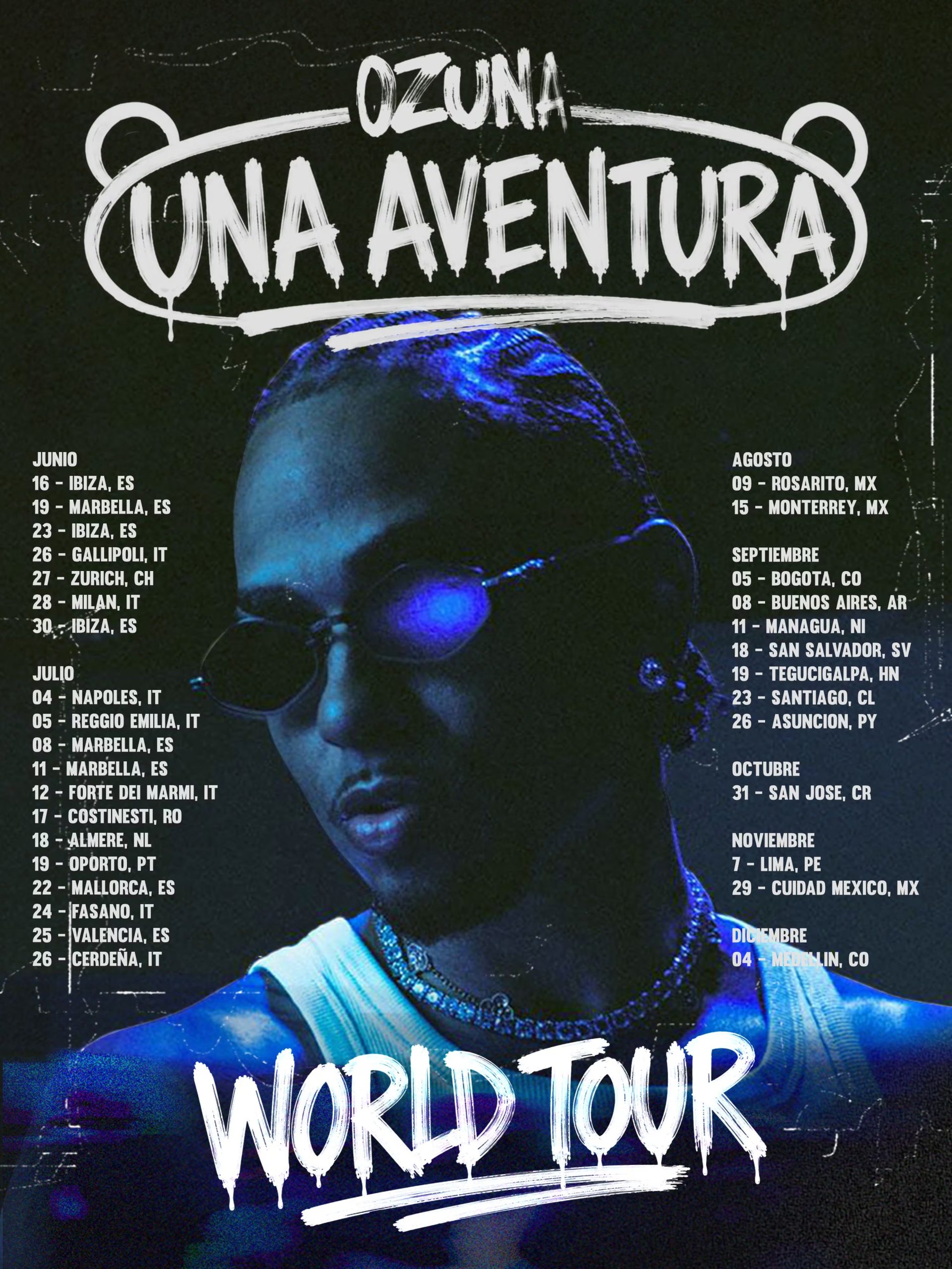 'Una Aventura World Tour' recorrerá Europa, América Latina y otros mercados internacionales entre junio y diciembre de 2026 con más de 30 fechas - crédito cortesía Noujau Sound