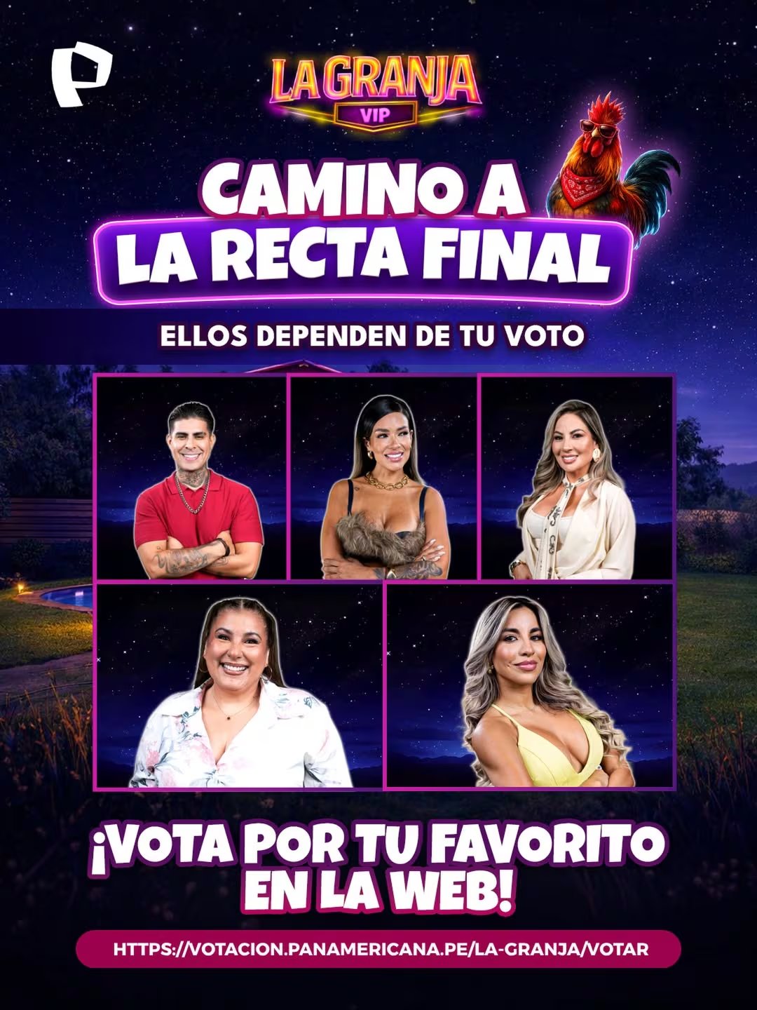 Estos son los cinco finalistas de ‘La Granja VIP’. IG