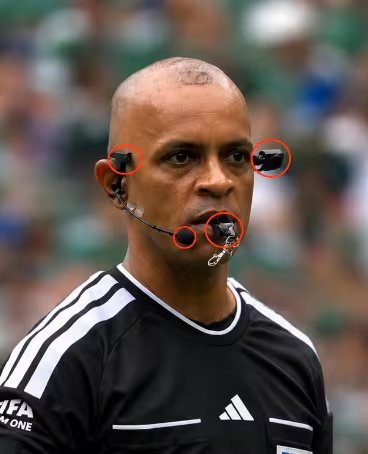 Este fue el equipamiento tecnológico del árbitro en el Mundial 2026. (IG)