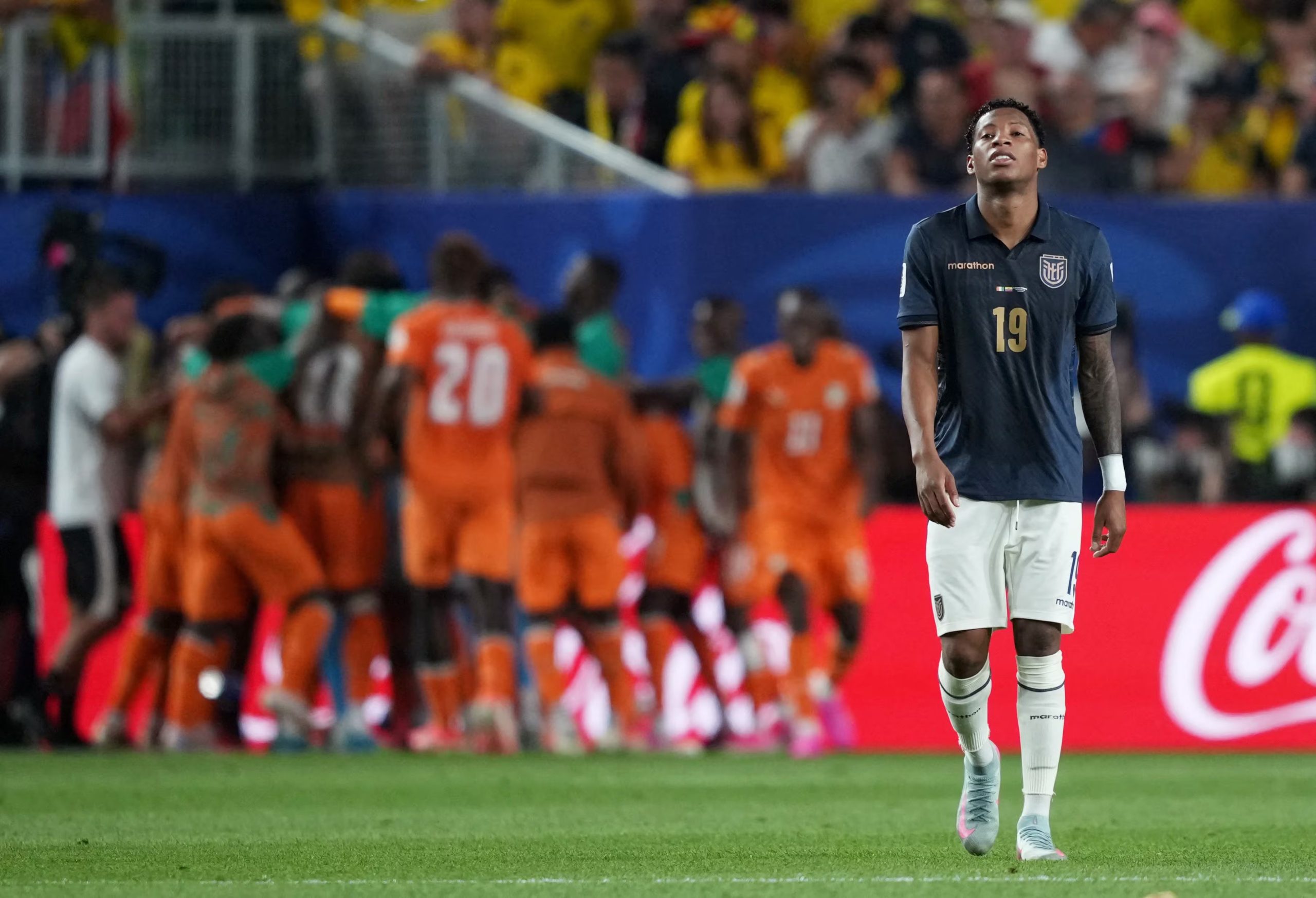 Ecuador cayó ante Costa de Marfil en su estreno en la Copa del Mundo de la FIFA - crédito James Lang/REUTERS