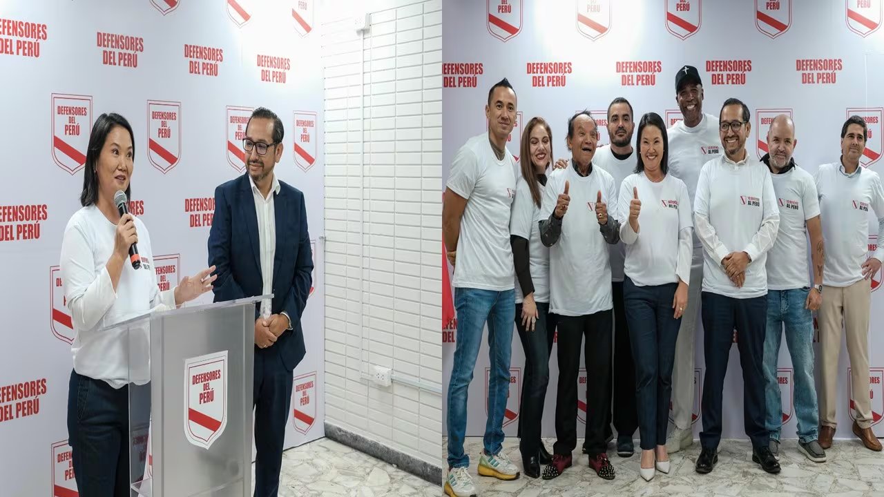 Líderes y miembros de Defensores del Perú se reúnen para destacar los avances y el compromiso de la organización en la promoción de una mejor gestión de eventos. (Keiko Sofia Fujimori Higuchi﻿ Facebook)