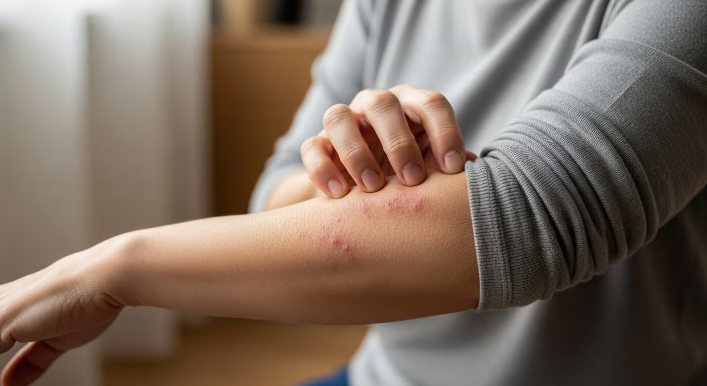 La picazón es una de las molestias más frecuentes para personas con enfermedades inflamatorias crónicas de la piel, como el eccema (Imagen Ilustrativa Infobae)