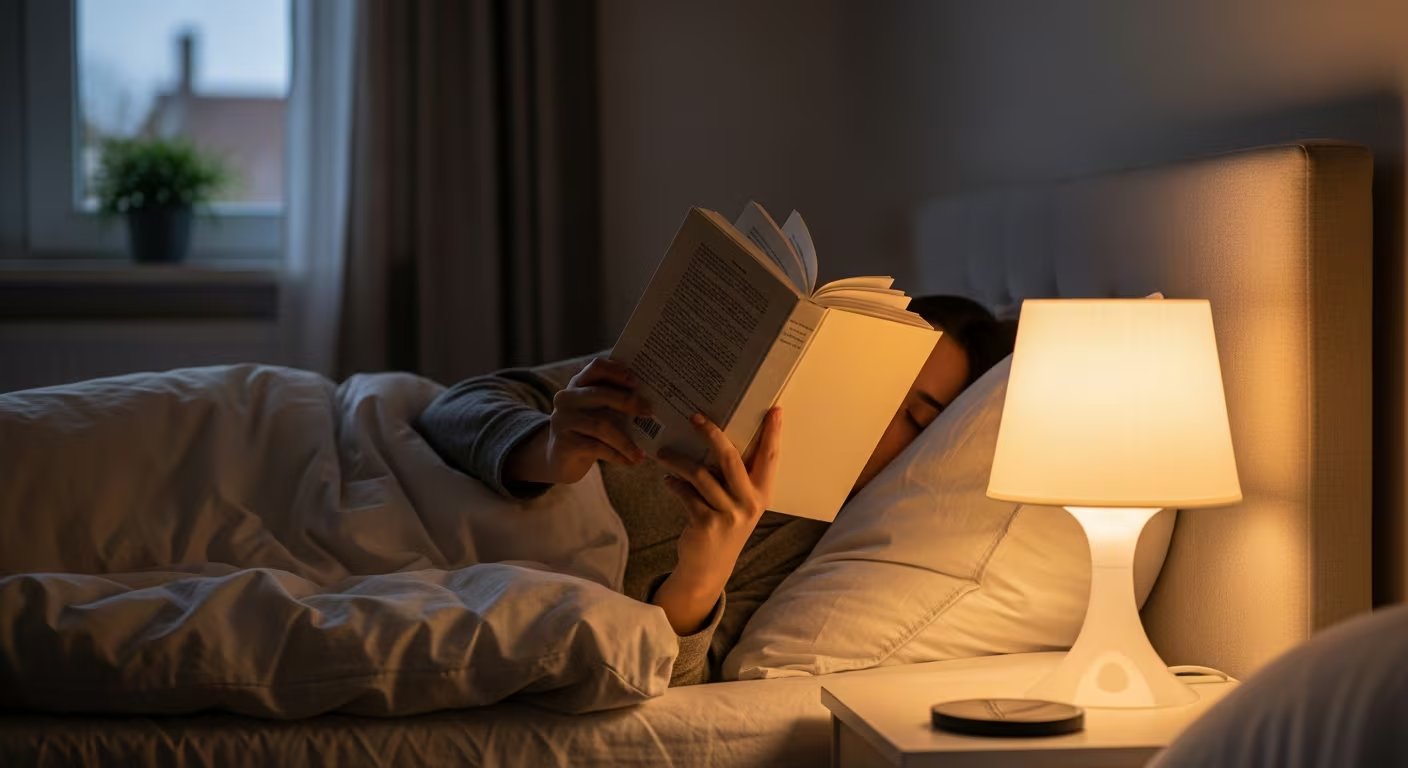La lectura antes de dormir mejora significativamente la calidad del sueño en adultos, según estudios recientes sobre hábitos nocturnos (Imagen Ilustrativa Infobae)