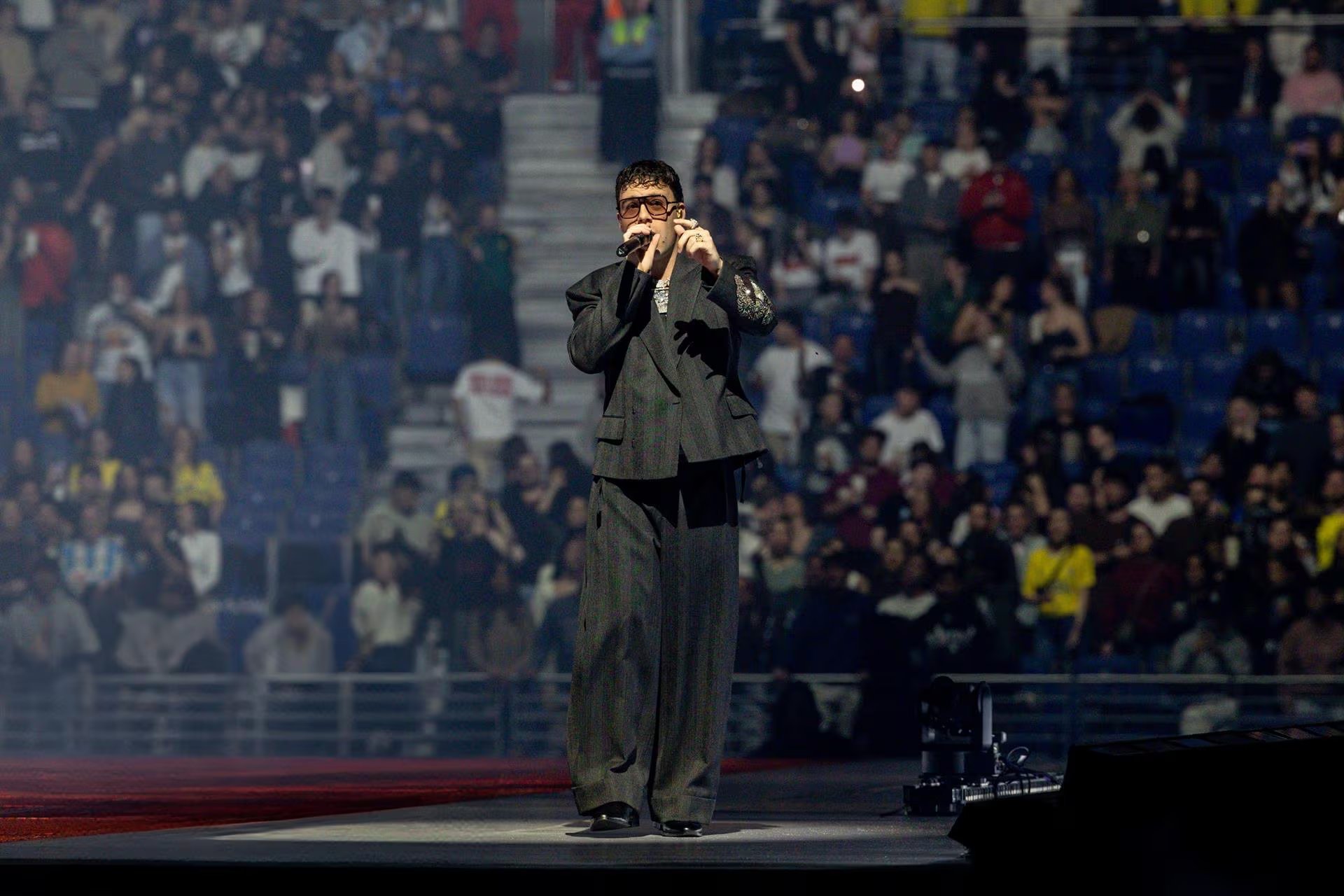 El cantante canario Quevedo, durante un concierto. (Europa Press)