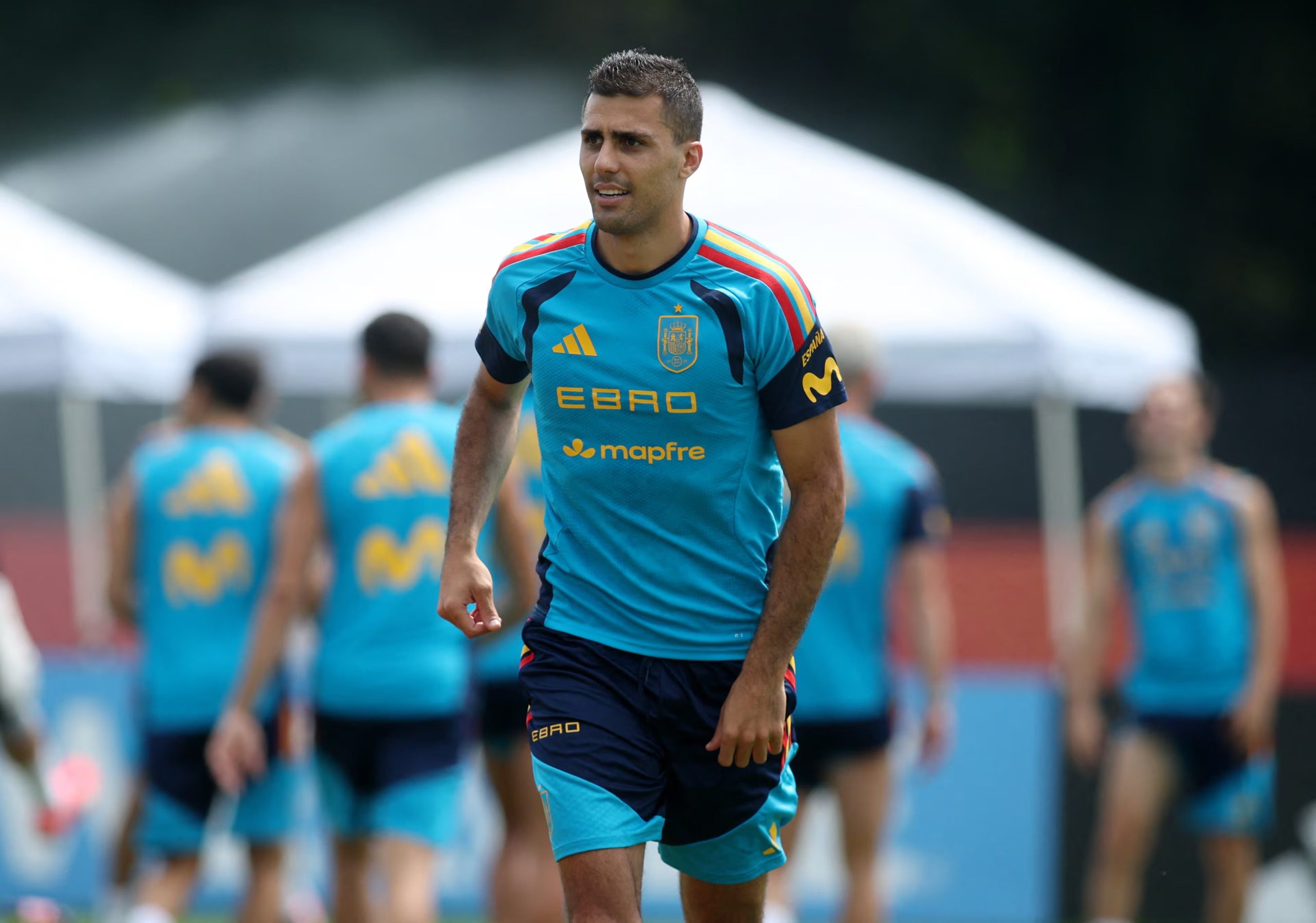El jugador español Rodri (Reuters/Brett Davis)