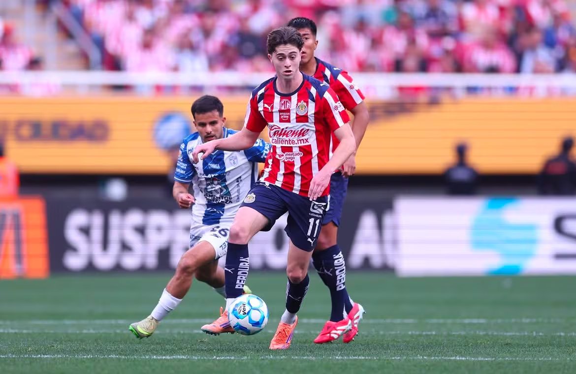 Brian Gutiérrez llegó a Chivas en enero procedente del Chicago Fire. (Instagram: @chivas)