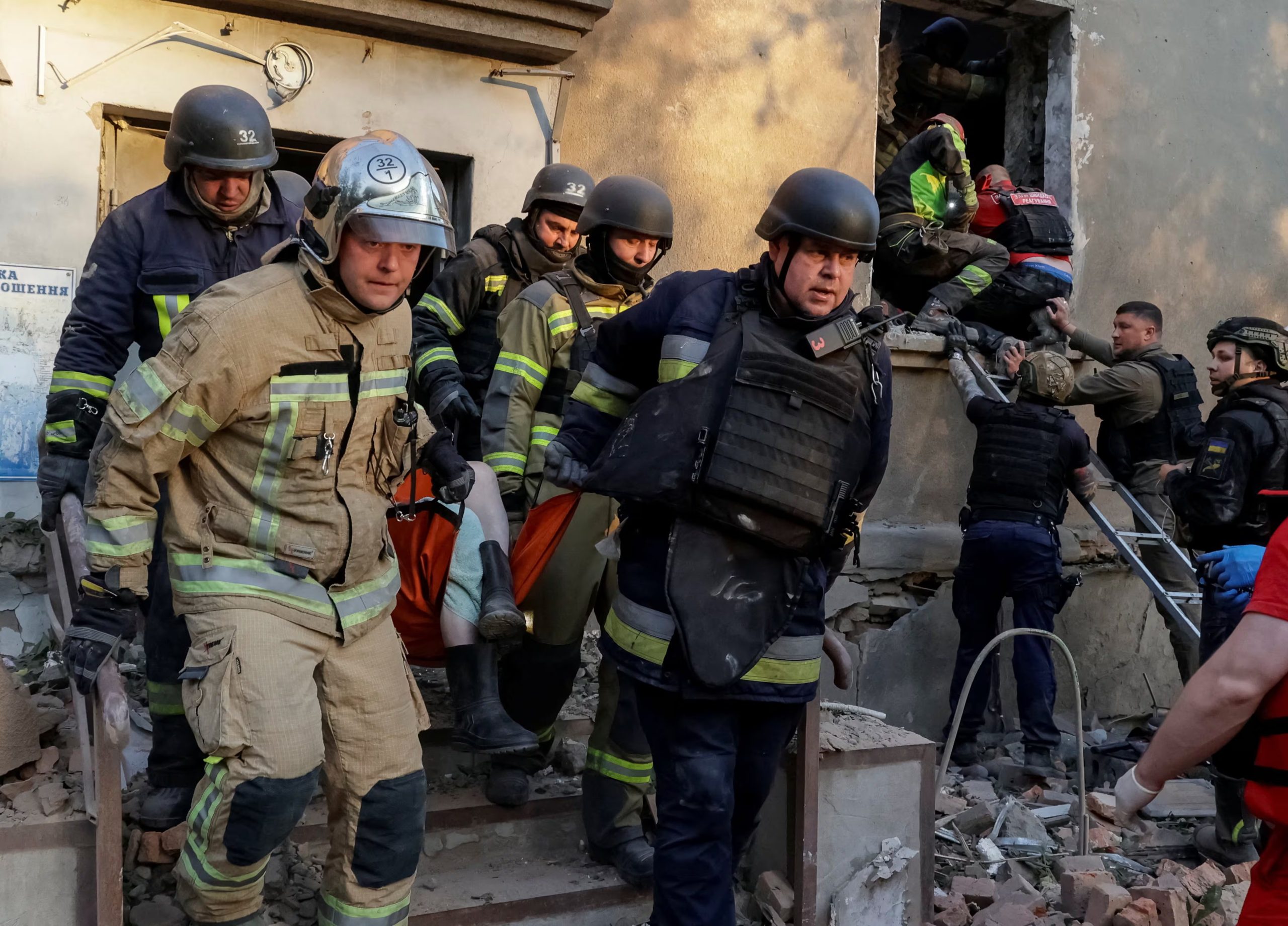El bombardeo ruso dejó un muerto y nueve heridos (REUTERS/Sofiia Gatilova)