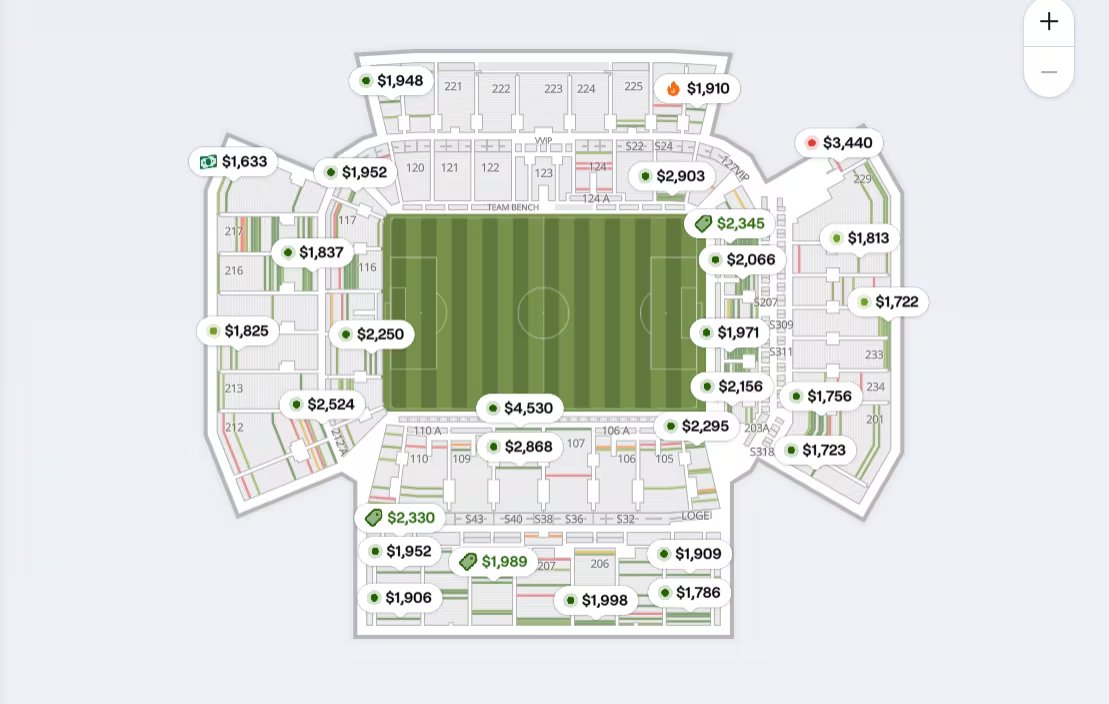 Dos días antes del partido, así están los precios de las entradas para Portugal vs. Croacia en el Mundial 2026 - crédito SeatGeek
