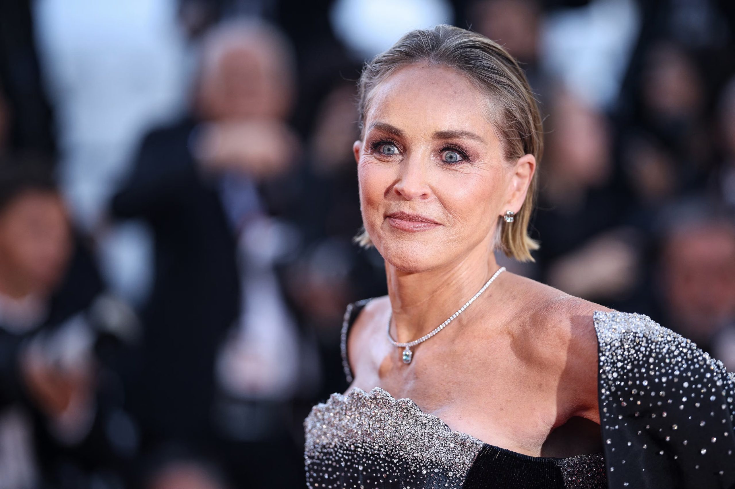 Sharon Stone admitió que lloró tras ver el primer episodio de la tercera temporada de Euphoria. (REUTERS/Marko Djurica)