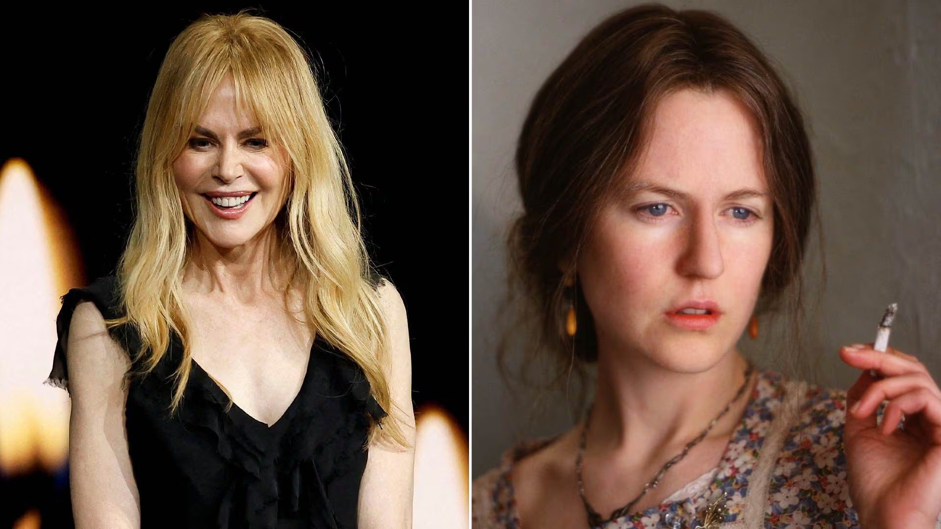 Nicole Kidman llevó una nariz protésica y pelucas oscuras para interpretar a Virginia Woolf en