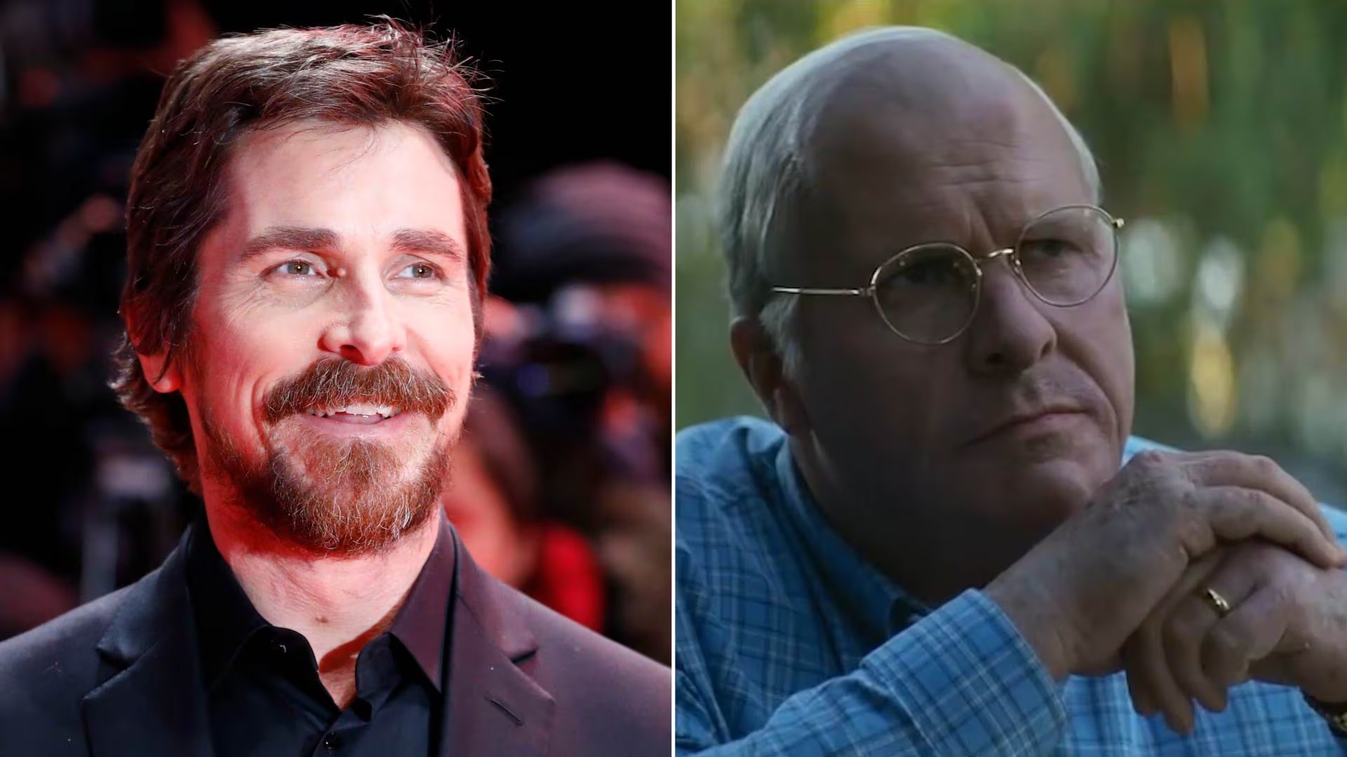 Christian Bale se rapó, se decoloró las cejas y aumentó 18 kilos para interpretar a Dick Cheney en