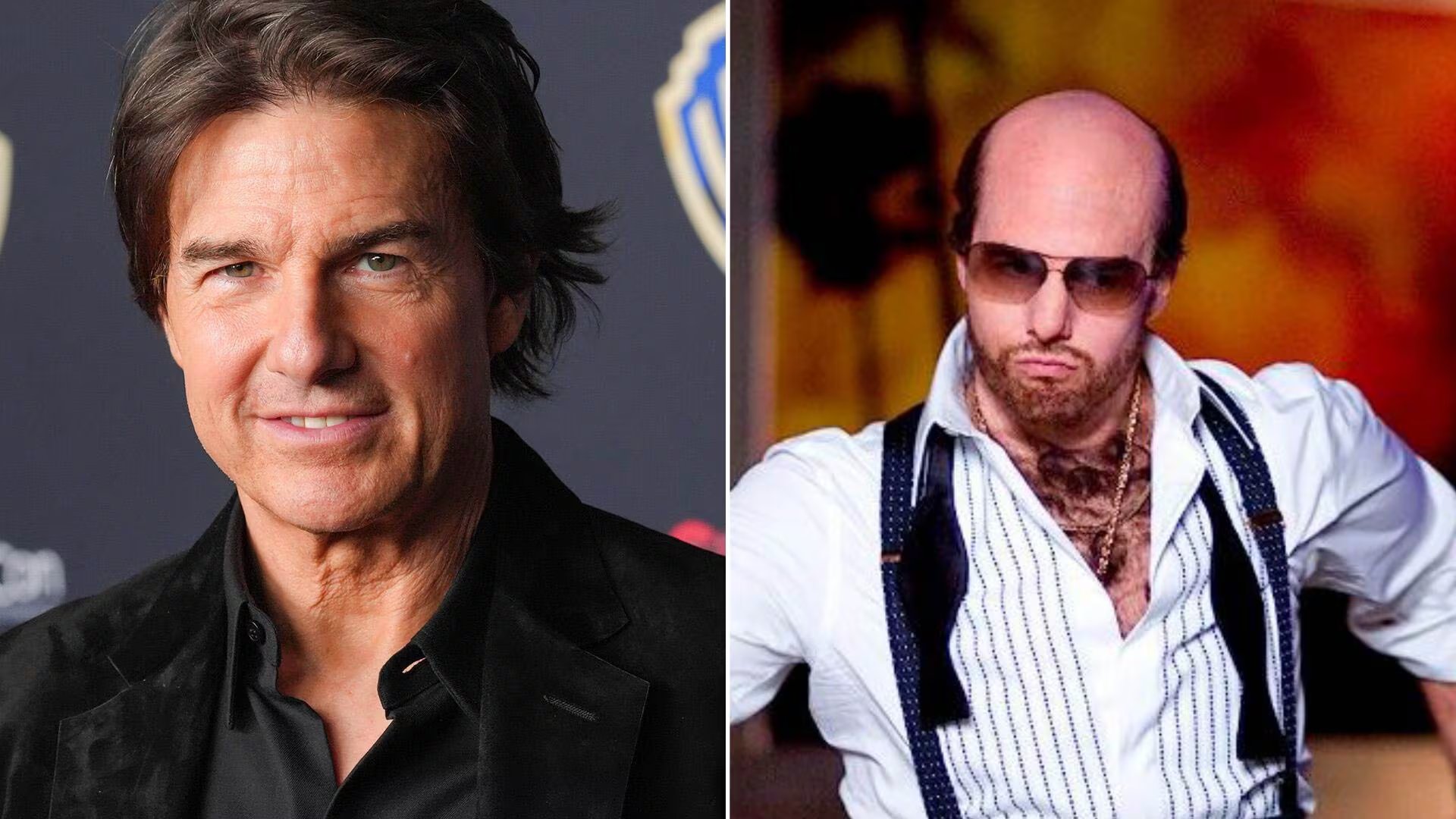 Tom Cruise usó traje especial, calva postiza y prótesis para transformar su apariencia como Les Grossman en