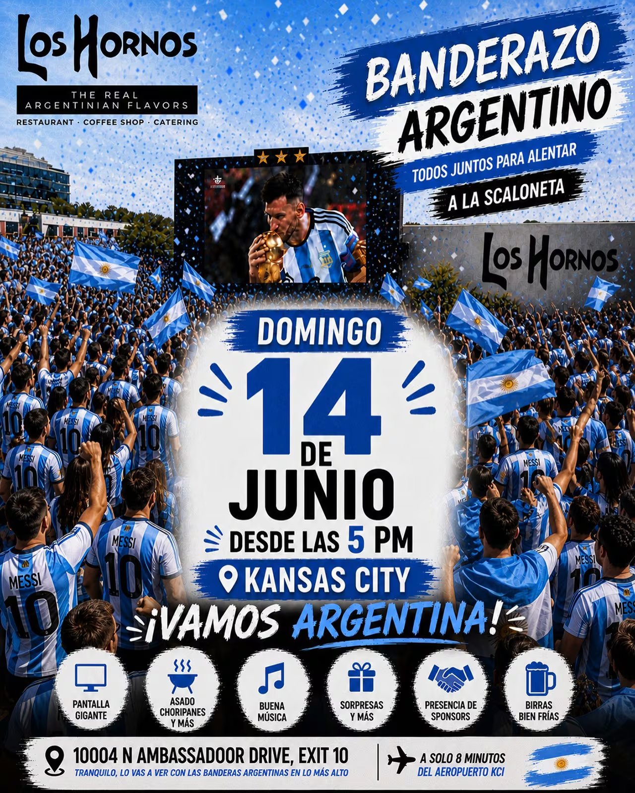 Restaurante Los Hornos en Kansas City organiza un 