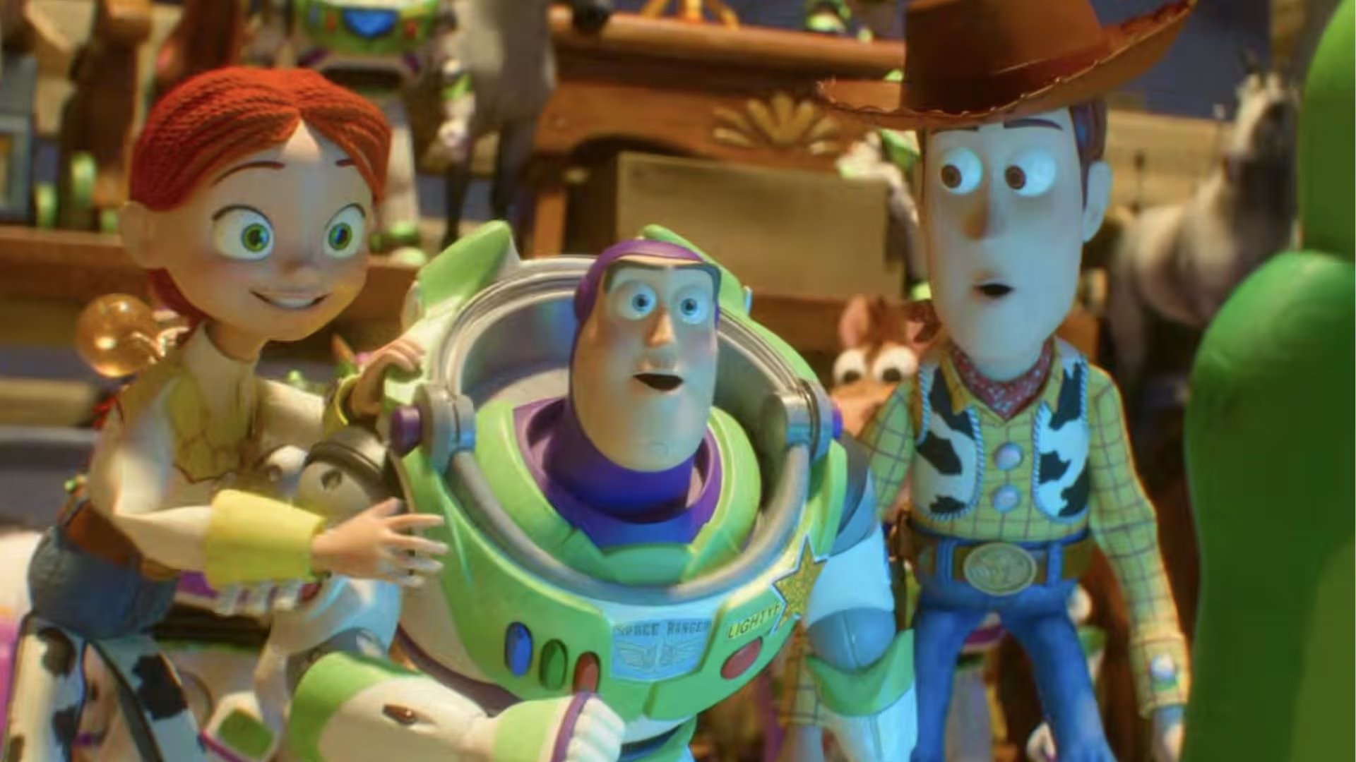 Según Hanks, la compañía llegó a rehacer el 80% de la primera película de Toy Story para perfeccionar la narrativa (Pixar)