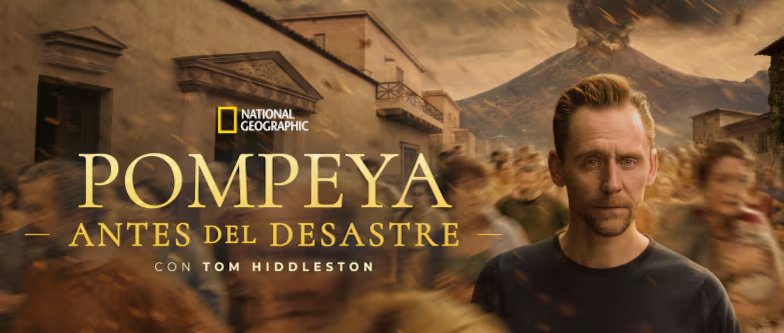 Pompeya: Más allá del tiempo con Tom Hiddleston tendrá tres episodios y fue producida por Plimsoll Productions. (Disney+)