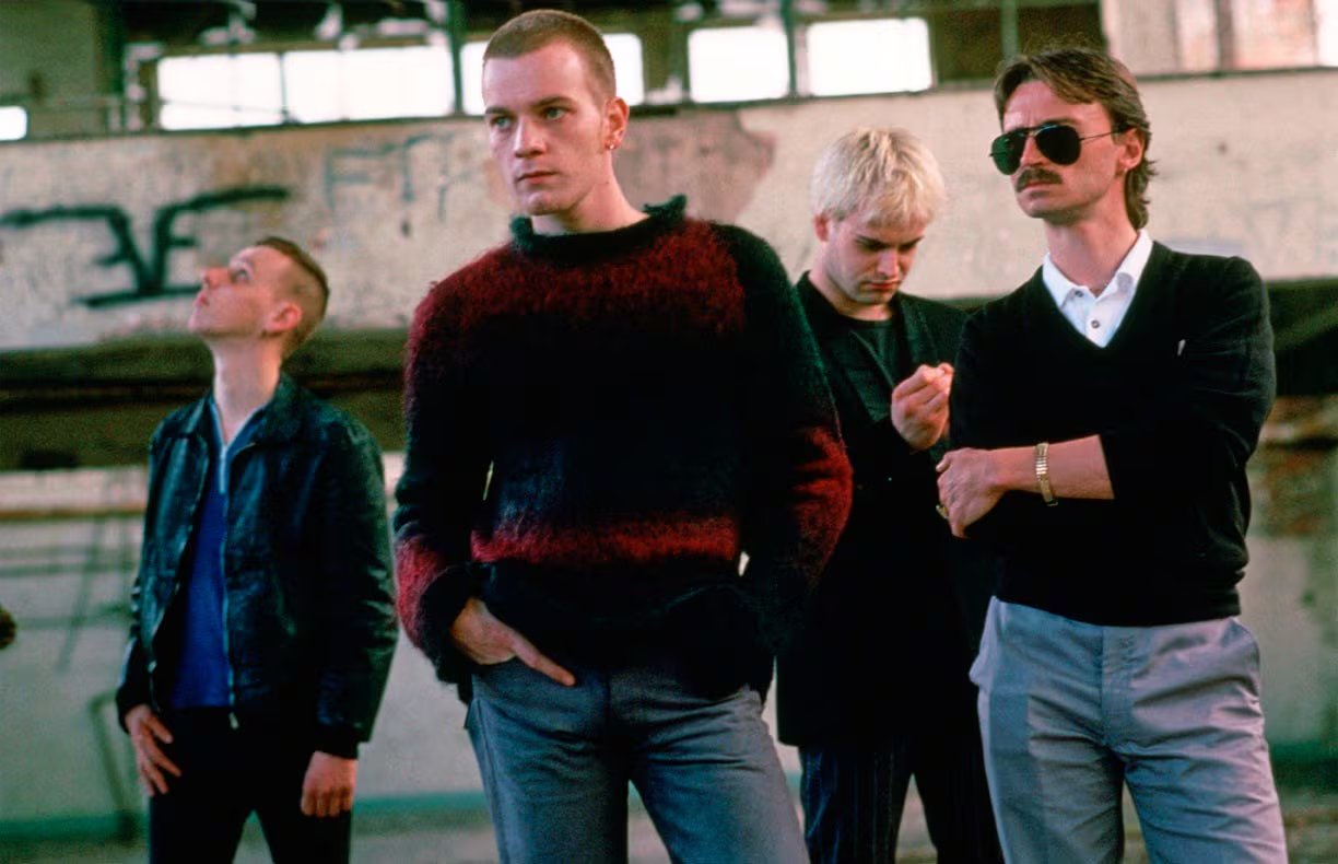 Ewen Bremner, Ewan McGregor, Johnny Lee Miller y Robert Carlyle, los cuatro locos amigos de 'Trainspotting'