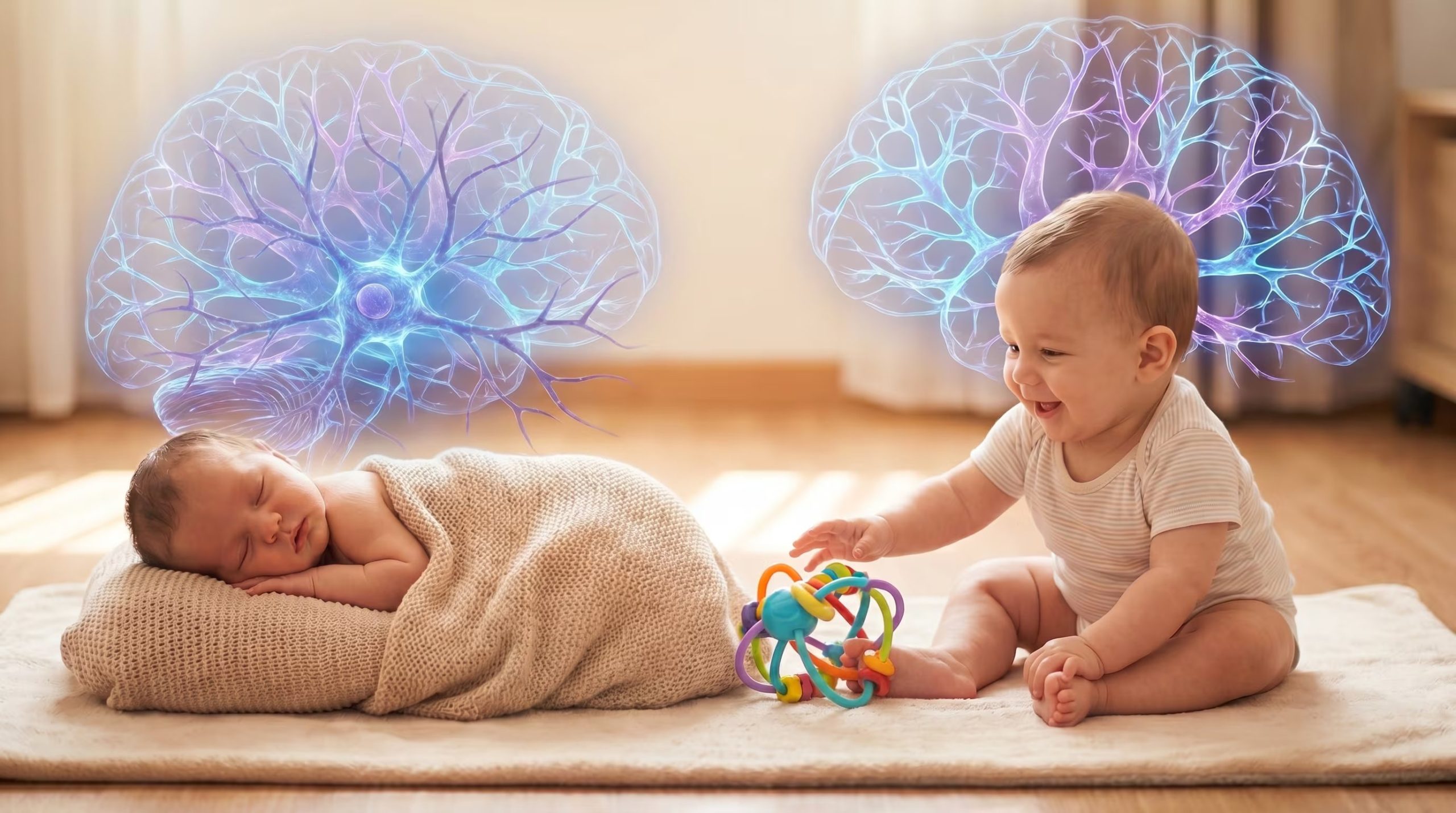 Después del nacimiento, el cerebro humano atraviesa una transformación abrupta por el cambio del entorno intrauterino al exterior (Imagen Ilustrativa Infobae)
