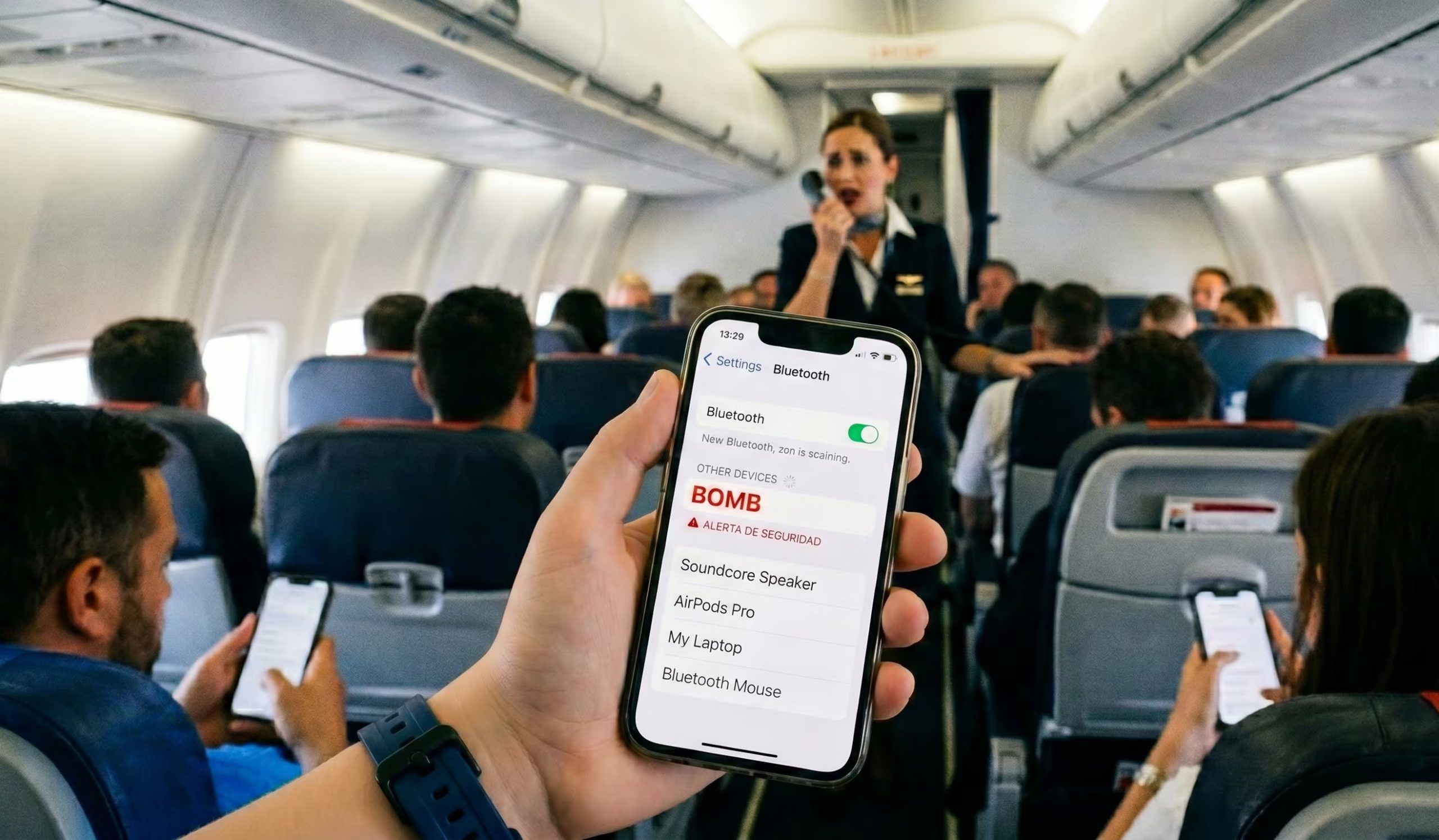 El mensaje fue claro: si al menos uno de estos dispositivos permanecía activo, el avión sería obligado a regresar a su punto de origen.
(Imagen Ilustrativa Infobae)