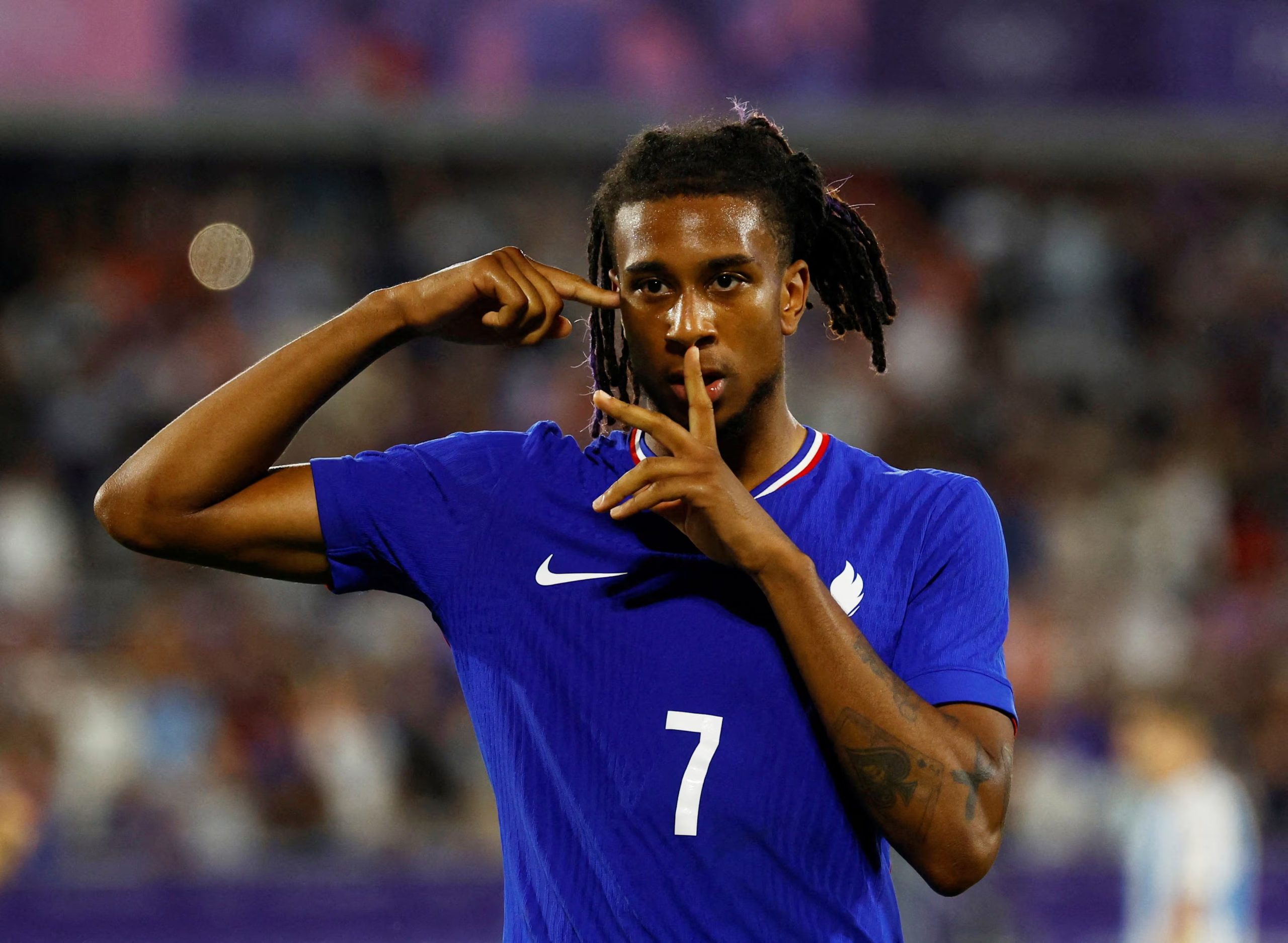 El jugador de Francia Michael Olise (REUTERS/Susana Vera)