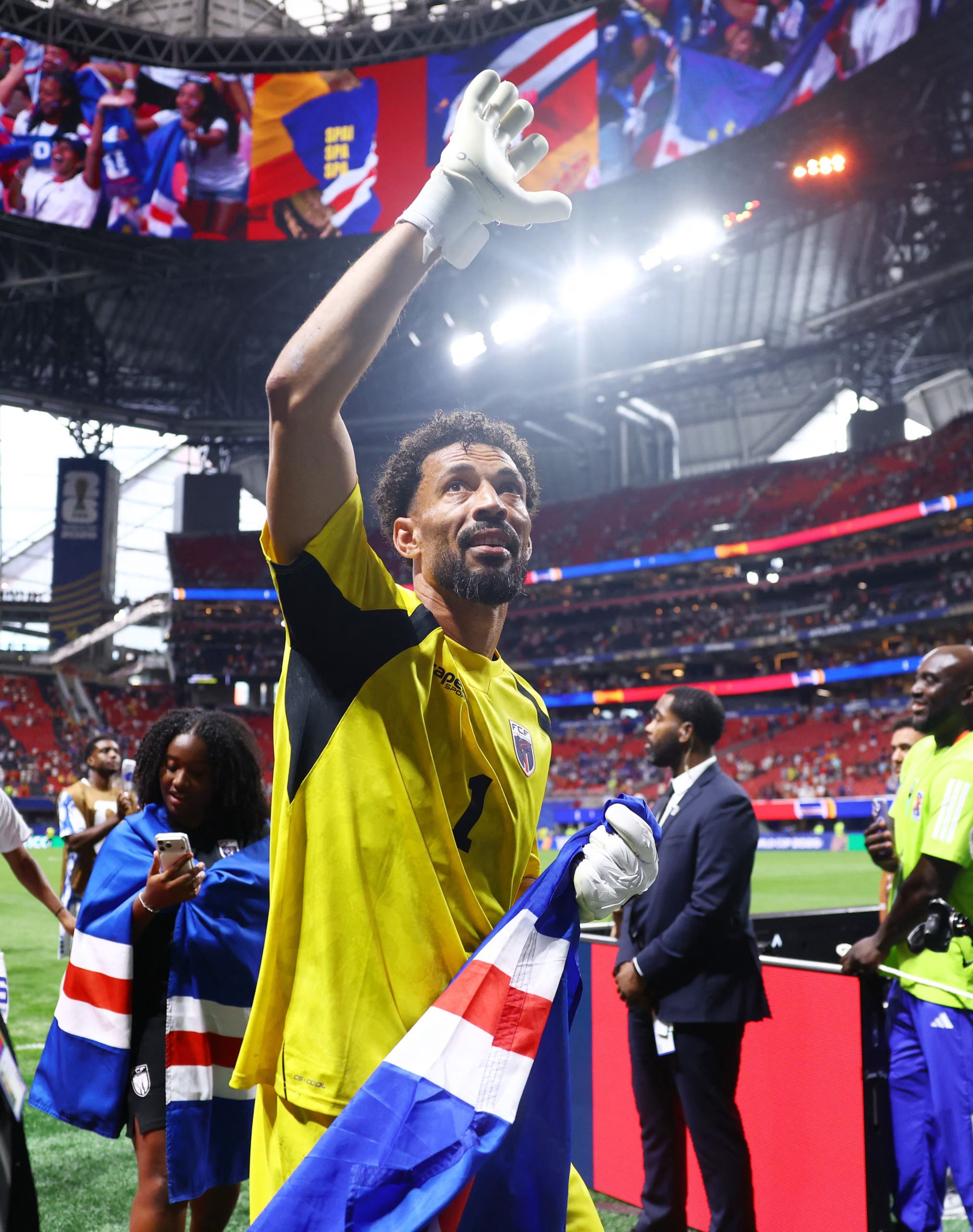 Josimar José Évora Dias sorprendió en el Mundial 2026 al dejar sin goles a España en el debut del Grupo H. REUTERS/Claudia Greco
