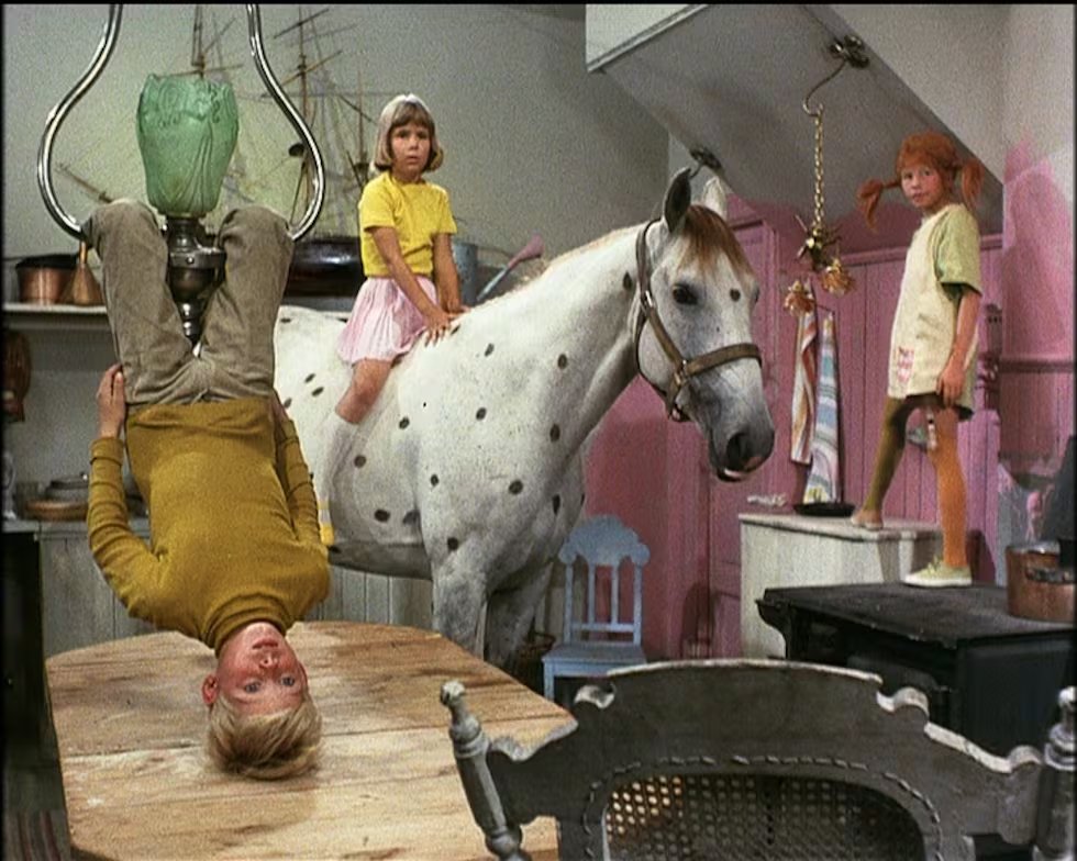 Fotograma de la serie 'Pippi Calzaslargas'.