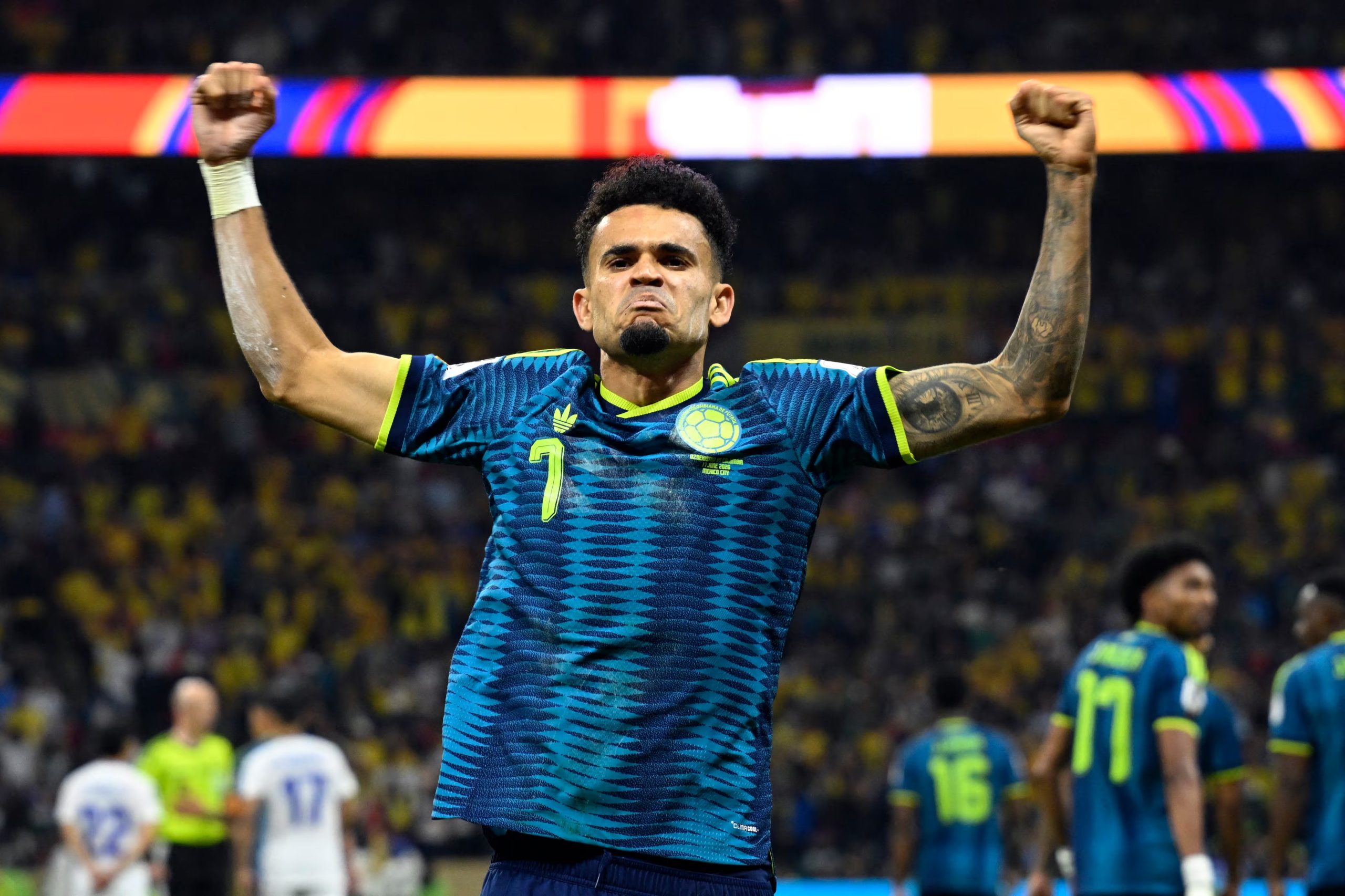 Luis Díaz fue elegido como el mejor jugador del partido - crédito Alfredo ESTRELLA / AFP