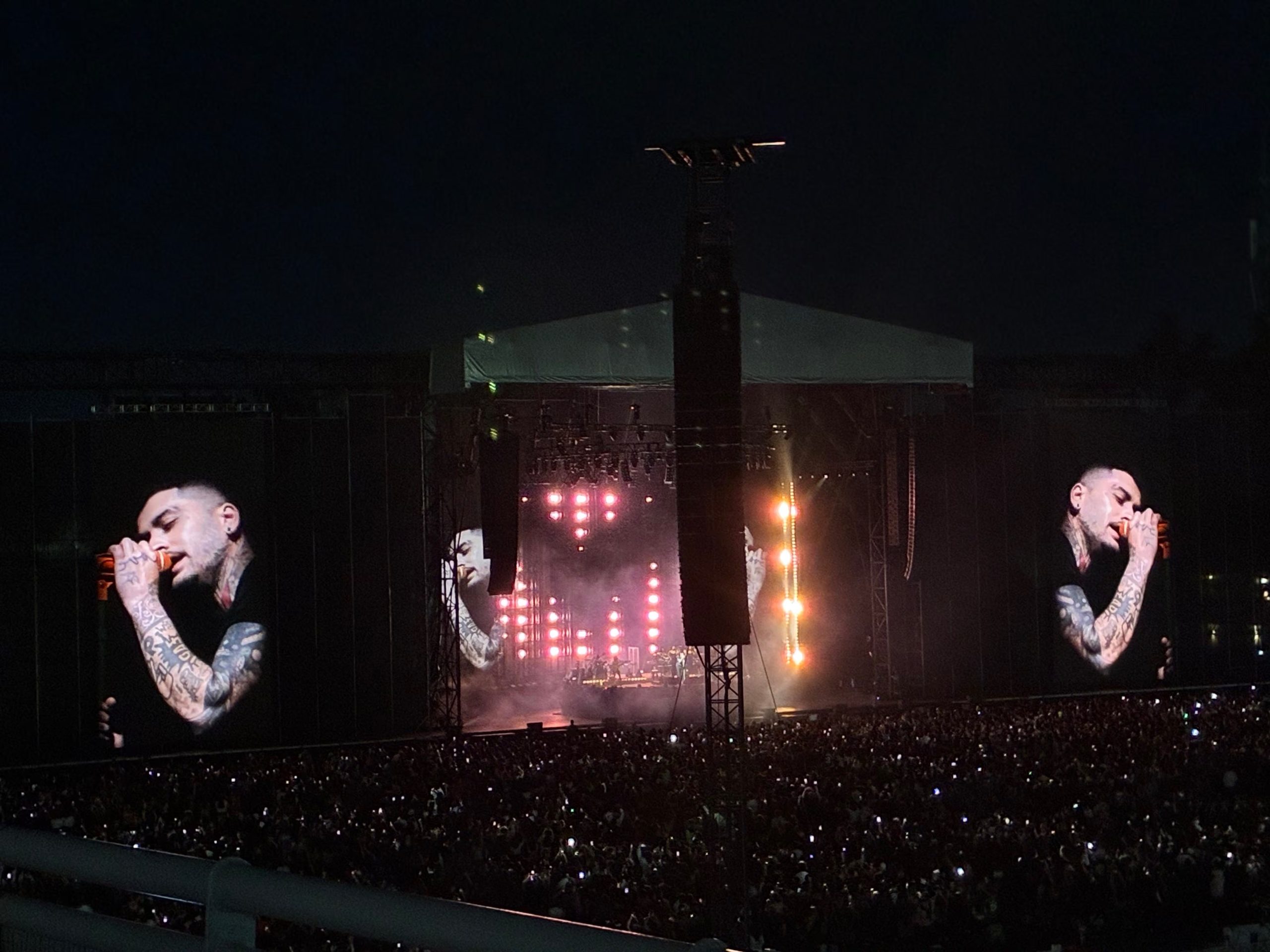 Concierto de Zayn Malik en el Estadio GNP Seguros. (Samantha Godinez - INFOBAE)