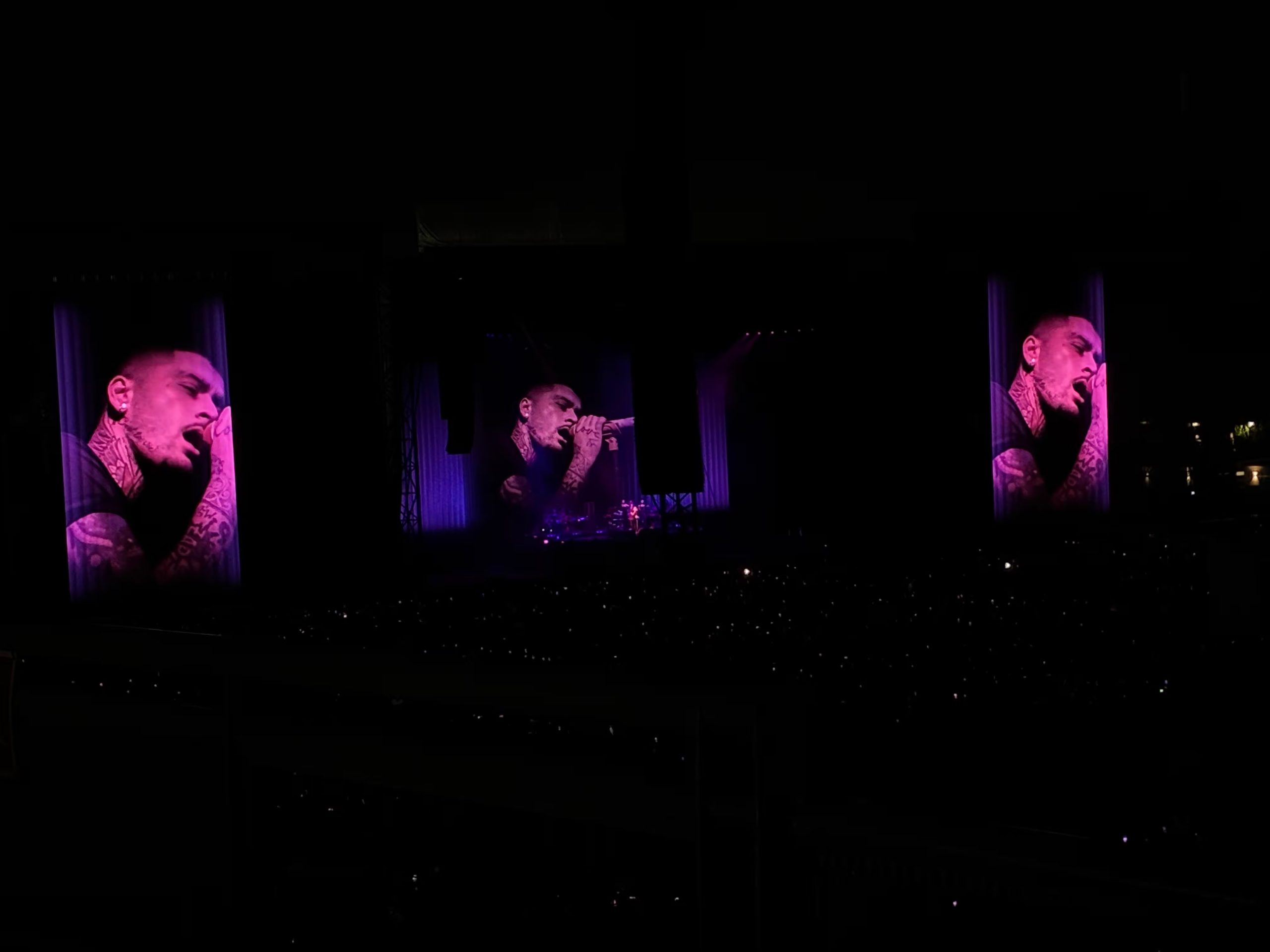 Concierto de Zayn Malik en el Estadio GNP Seguros. (Samantha Godinez - INFOBAE)