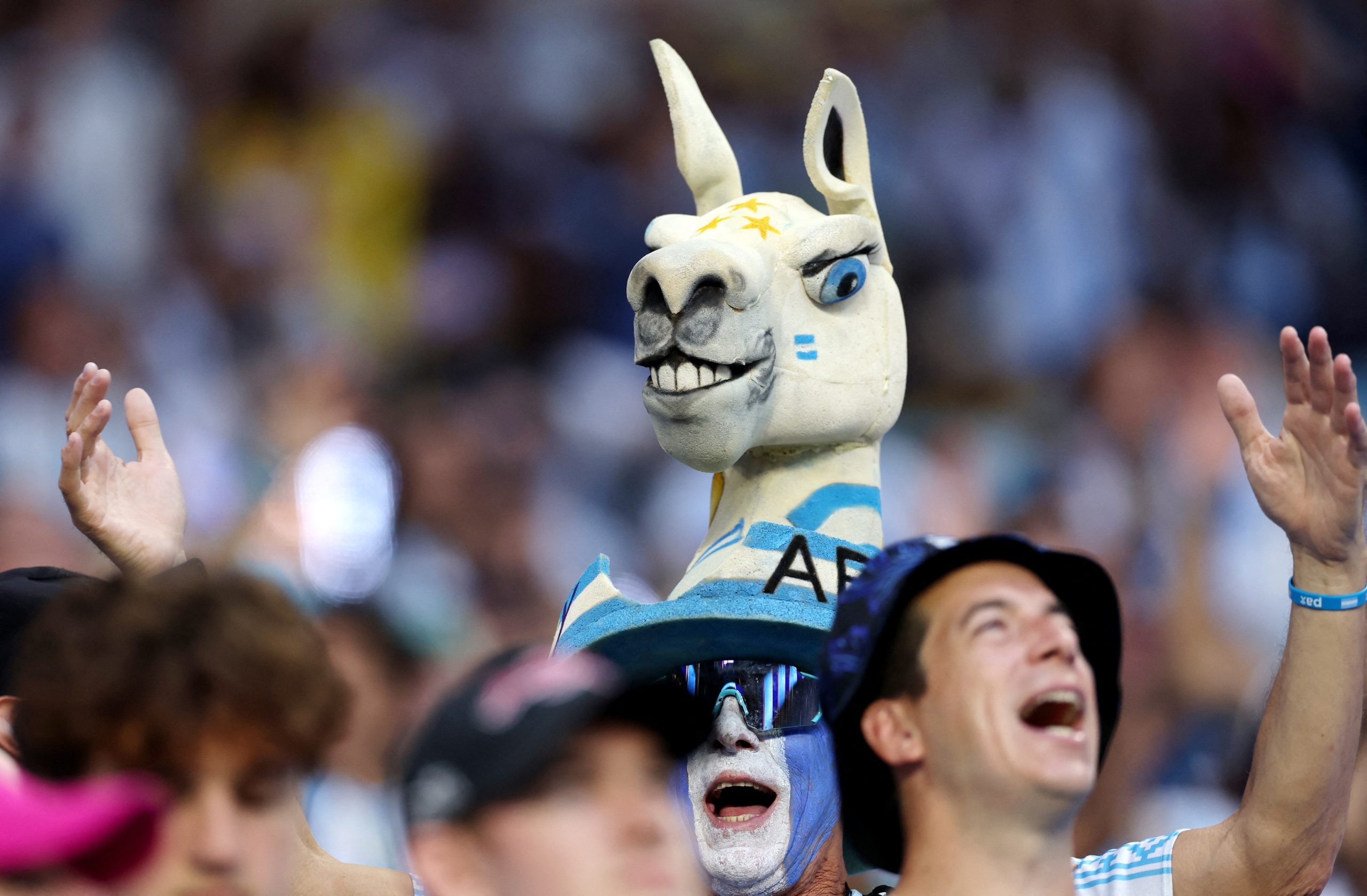 El público argentino copó las tribunas y se hizo sentir con su incansable aliento